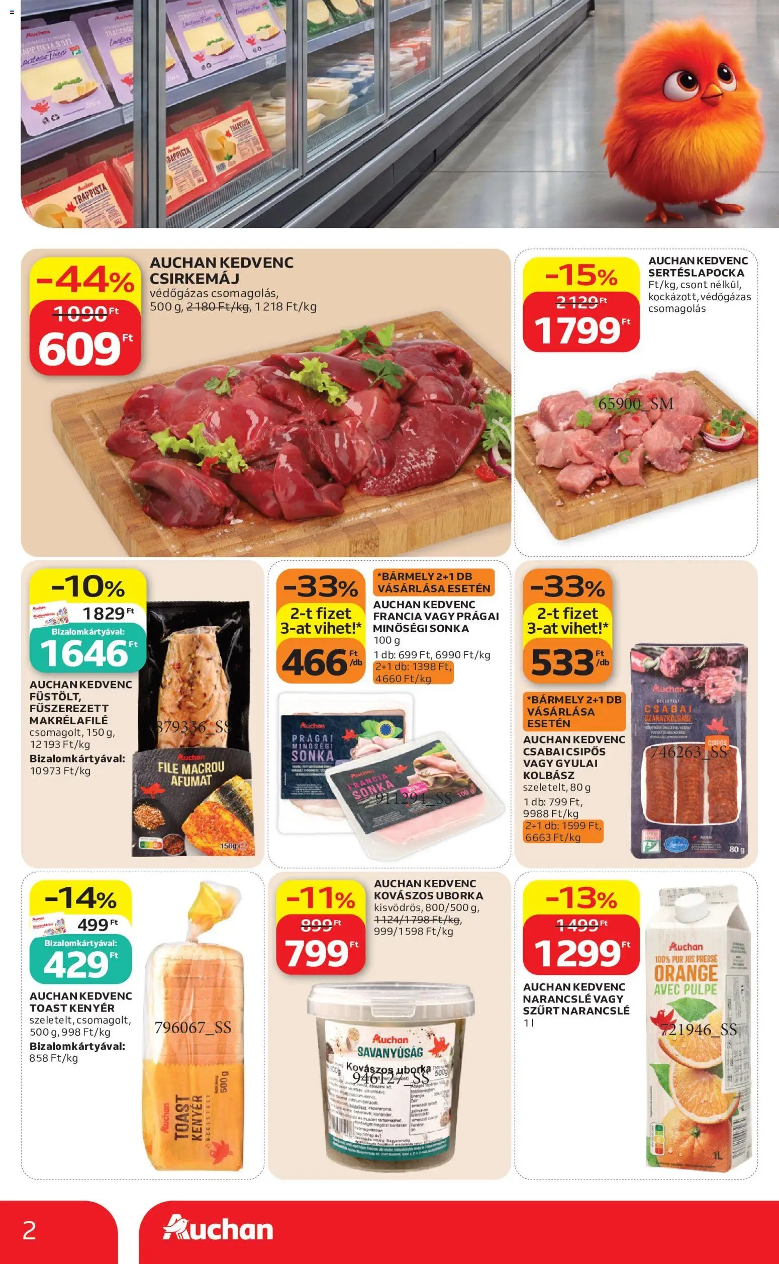 Auchan újság 2026.09.03. Auchan Saját Márkás termékeink