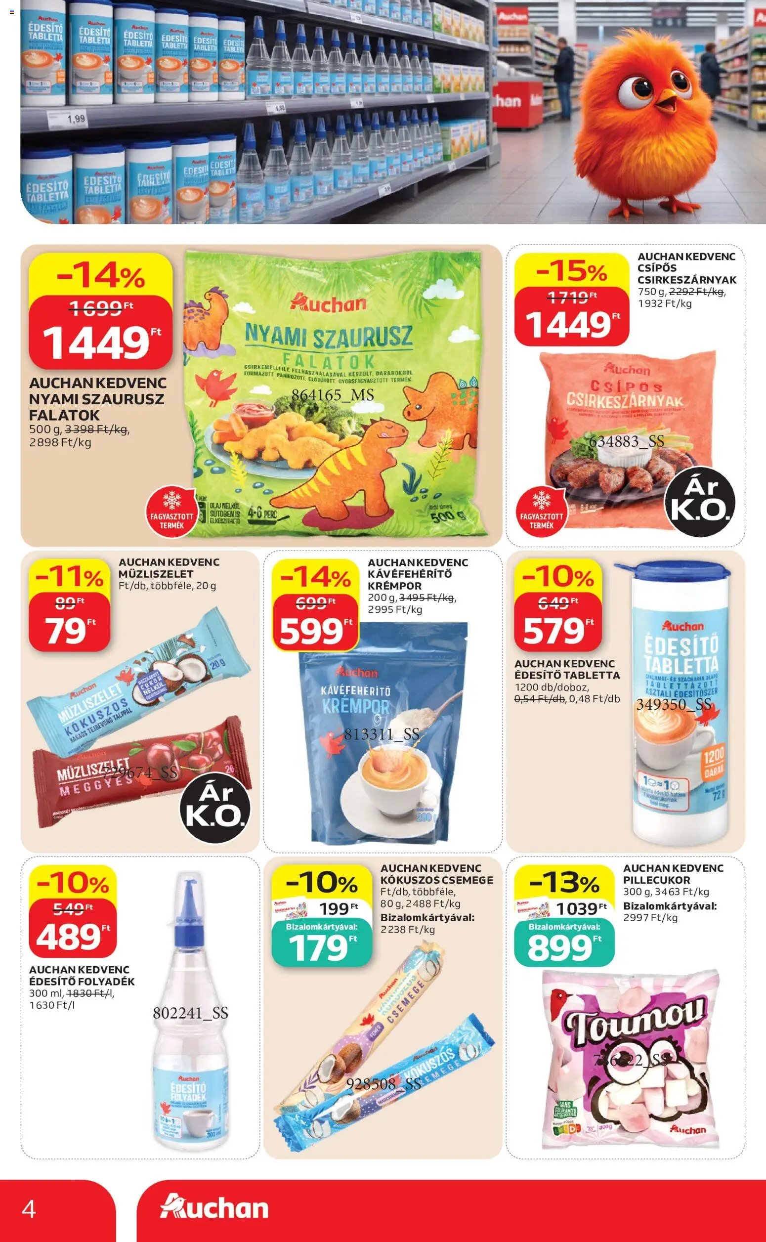 Auchan újság 2026.09.03. Auchan Saját Márkás termékeink