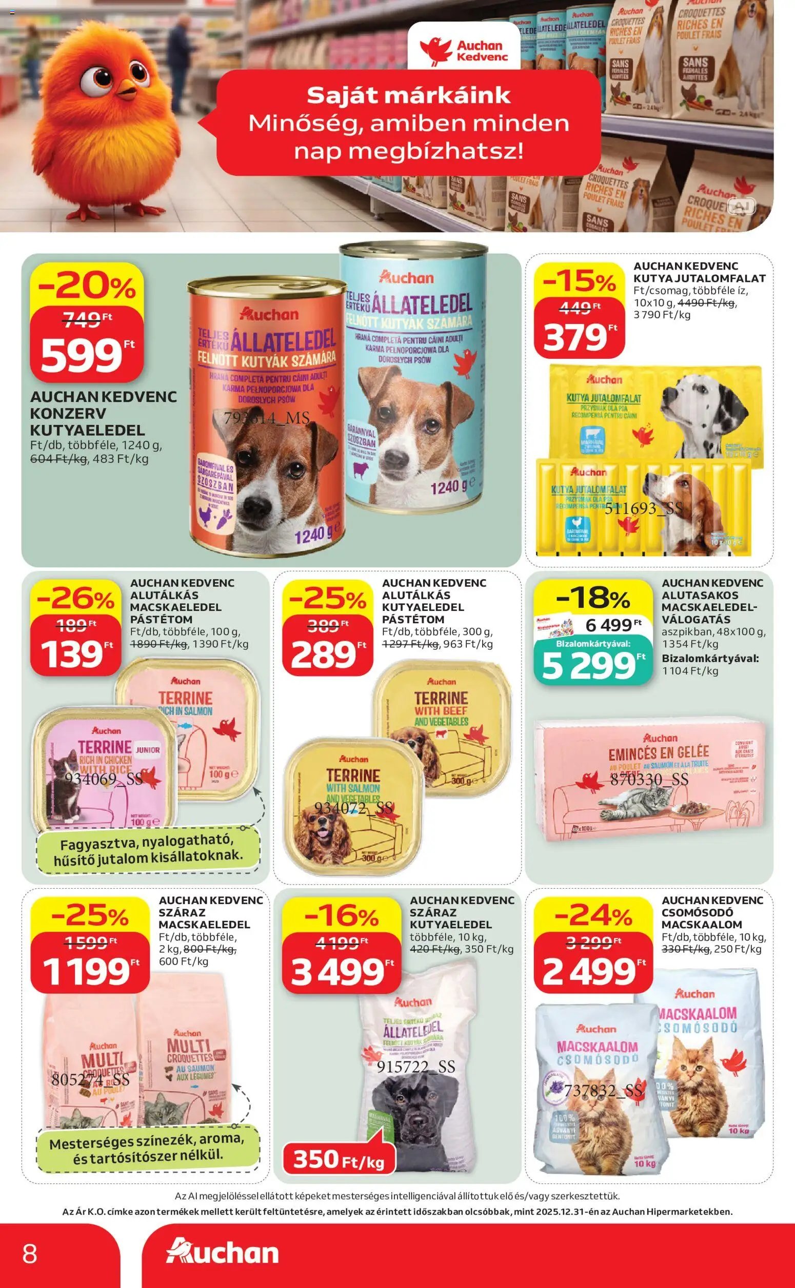 Auchan újság 2026.09.03. Auchan Saját Márkás termékeink