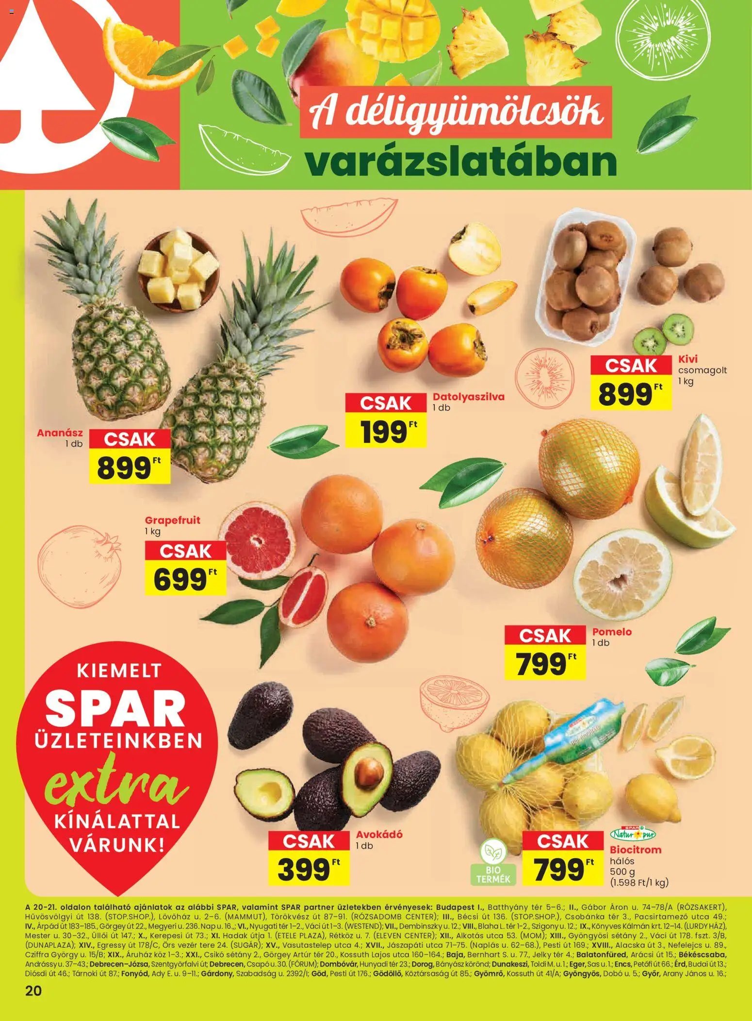Spar újság 2025.11.06. Extra ajánlat (2025-11-06 - 2025-11-12)
