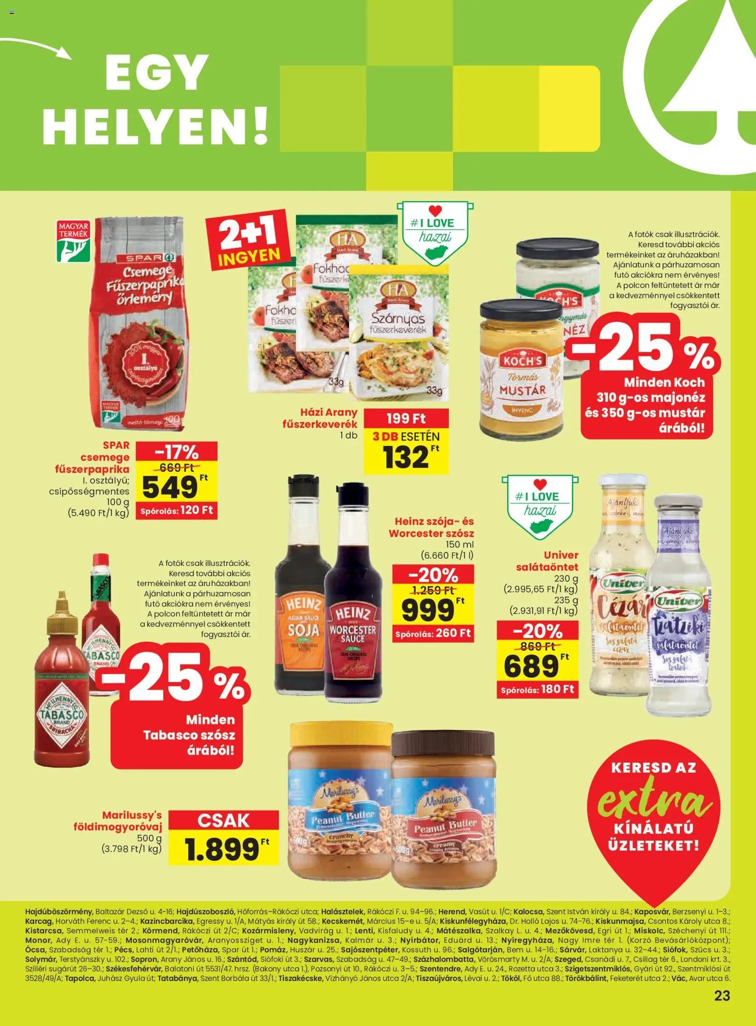 Spar újság 2025.11.06. Extra ajánlat (2025-11-06 - 2025-11-12)