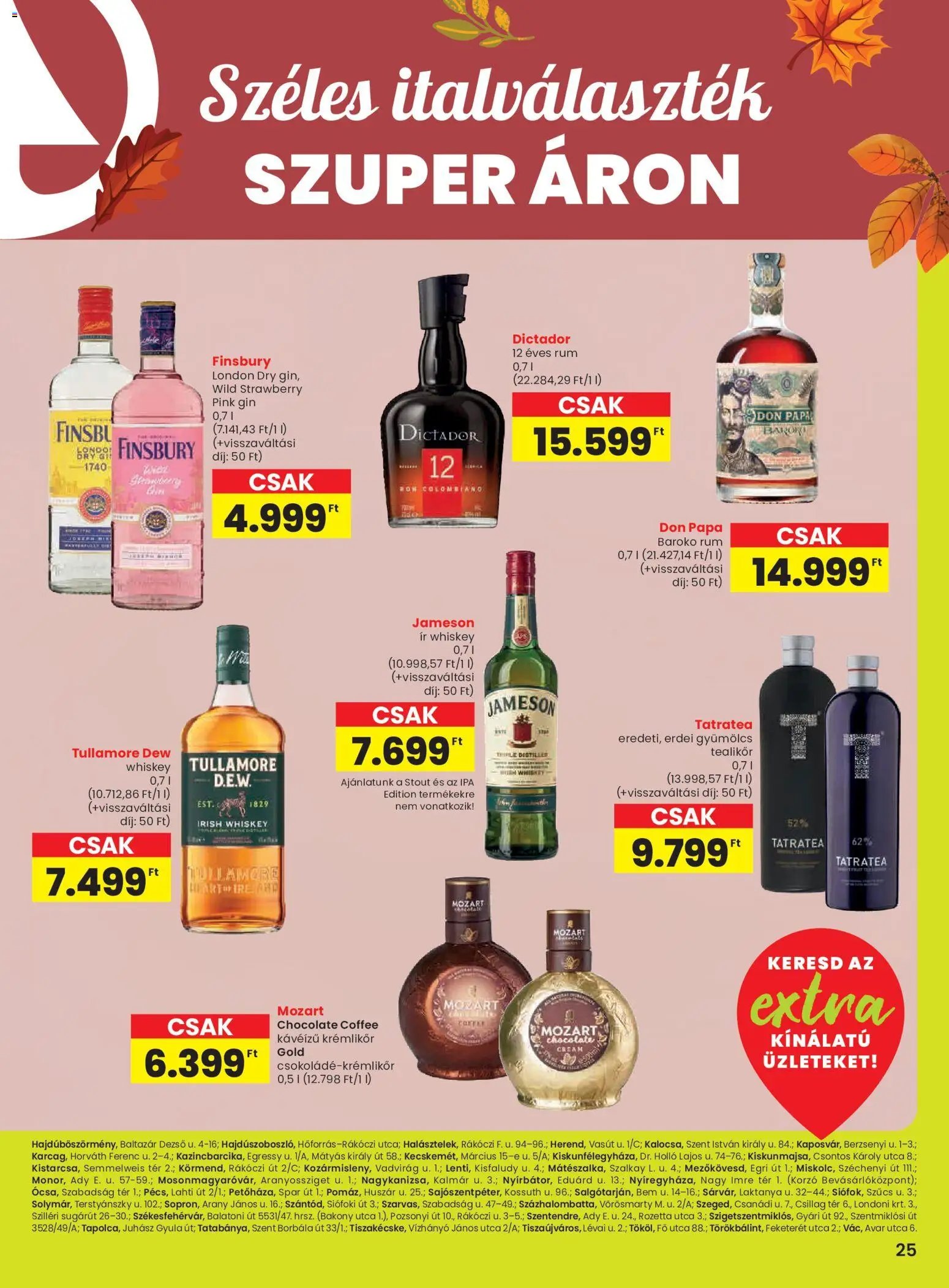 Spar újság 2025.11.06. Extra ajánlat (2025-11-06 - 2025-11-12)
