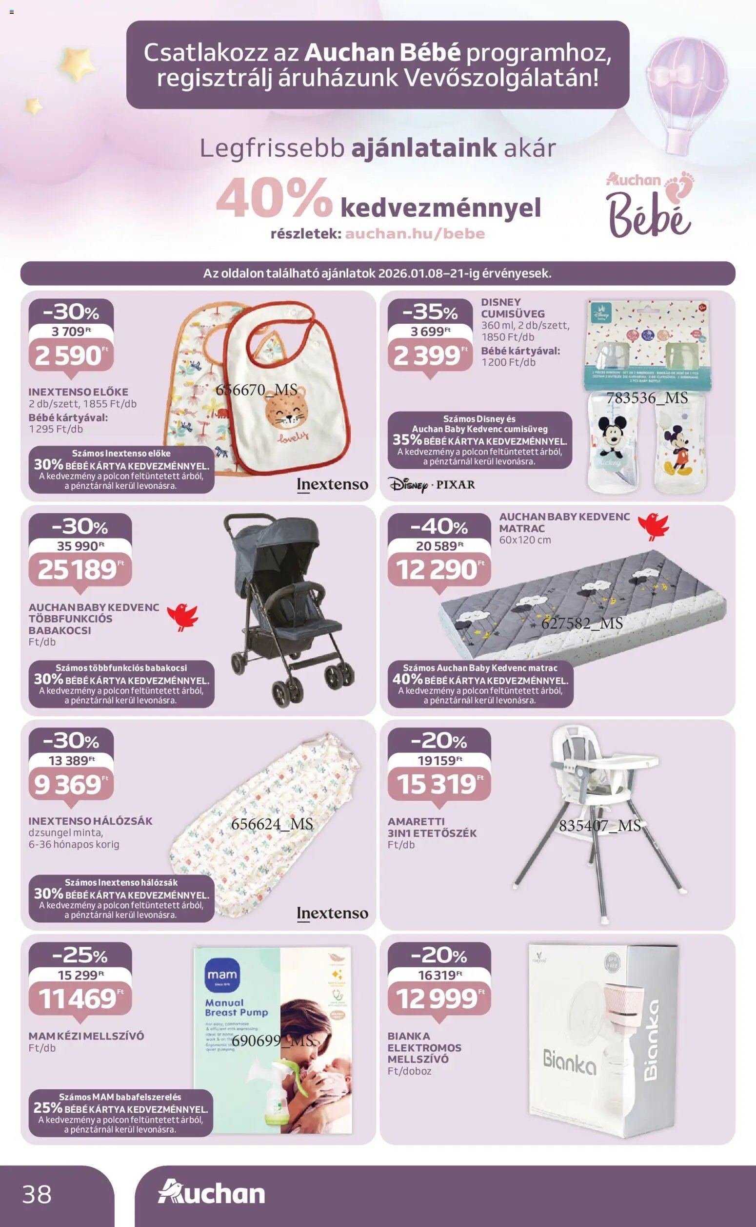 Auchan újság 2026.01.08. Akciós újság Auchan (2026-01-08 - 2026-01-14)