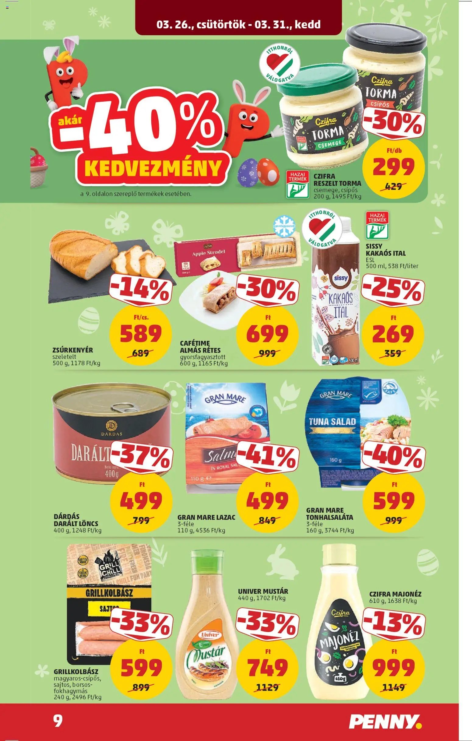 PENNY újság 2026.03.26. PENNY akciós újság (2026-03-26 - 2026-03-31)