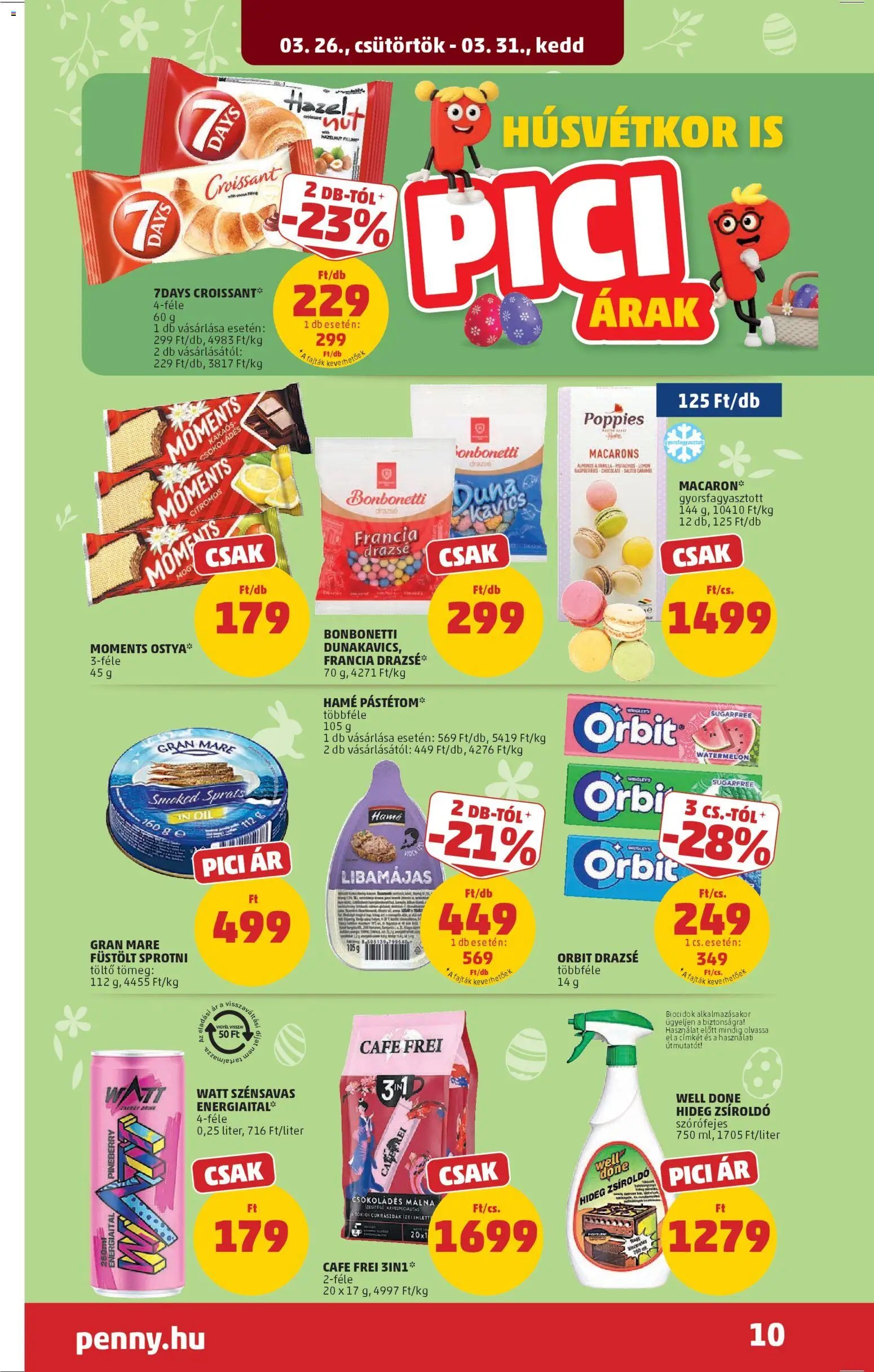 PENNY újság 2026.03.26. PENNY akciós újság (2026-03-26 - 2026-03-31)