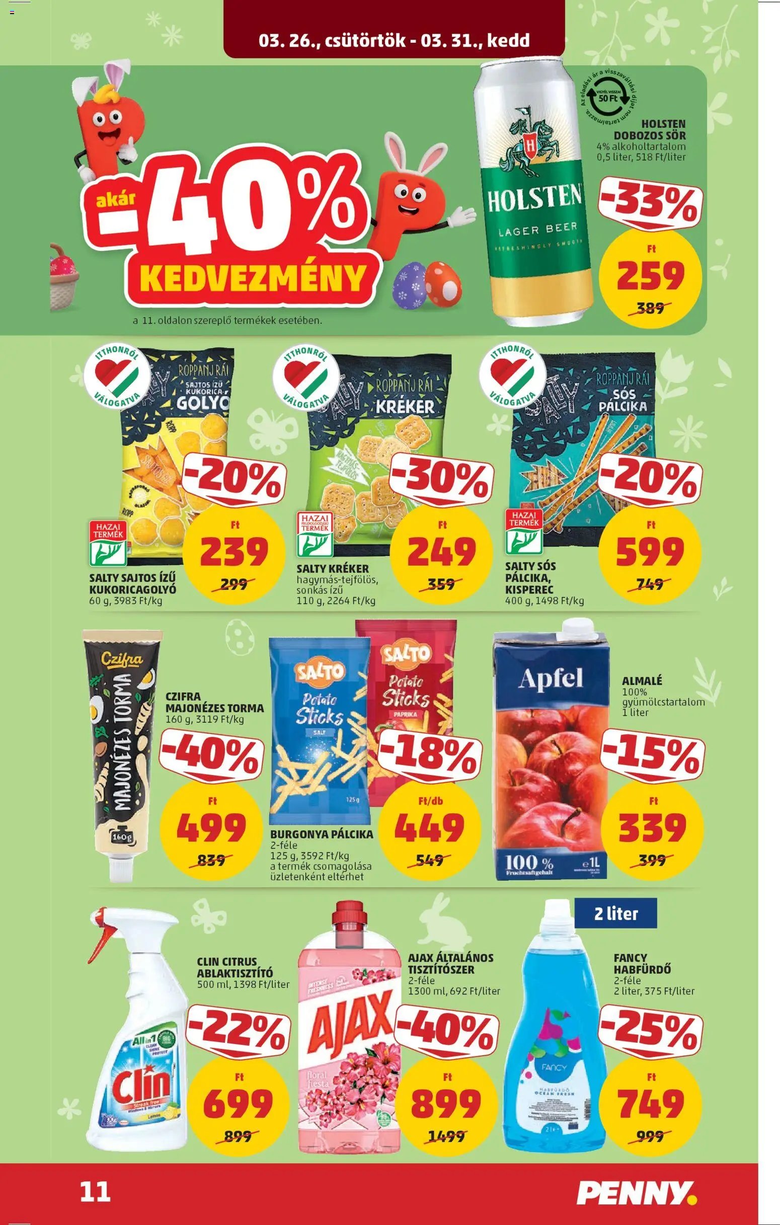 PENNY újság 2026.03.26. PENNY akciós újság (2026-03-26 - 2026-03-31)