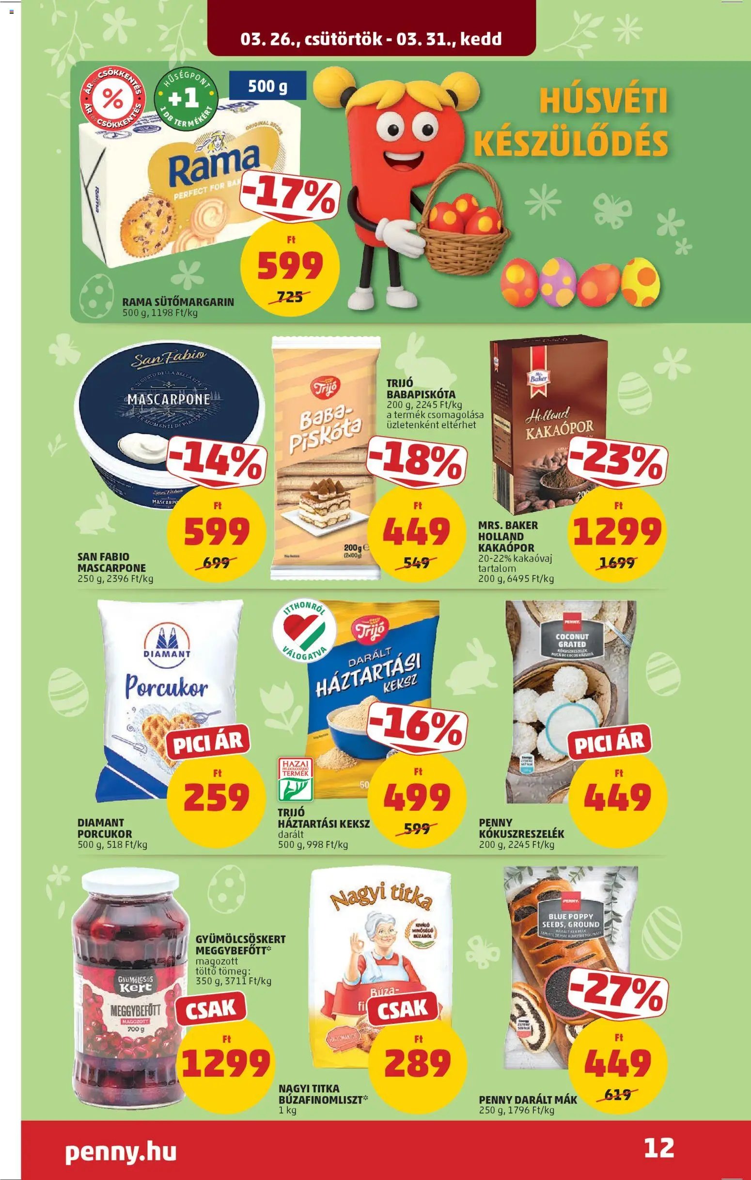 PENNY újság 2026.03.26. PENNY akciós újság (2026-03-26 - 2026-03-31)