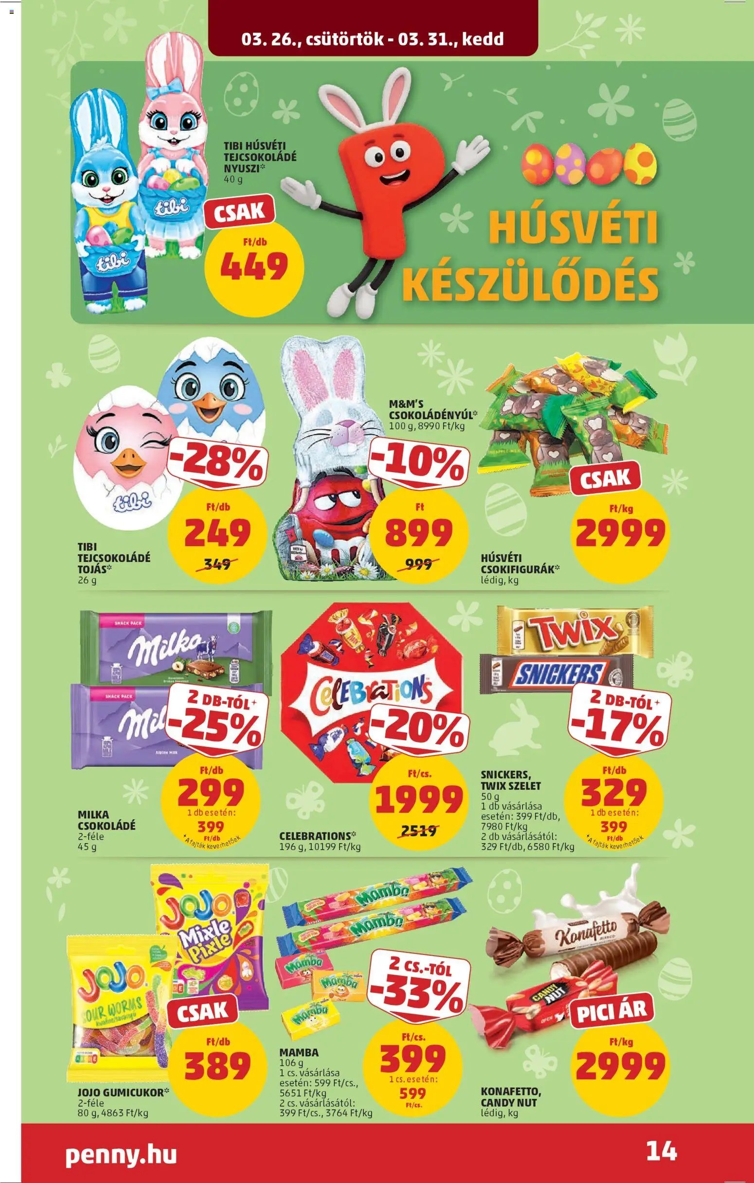 PENNY újság 2026.03.26. PENNY akciós újság (2026-03-26 - 2026-03-31)