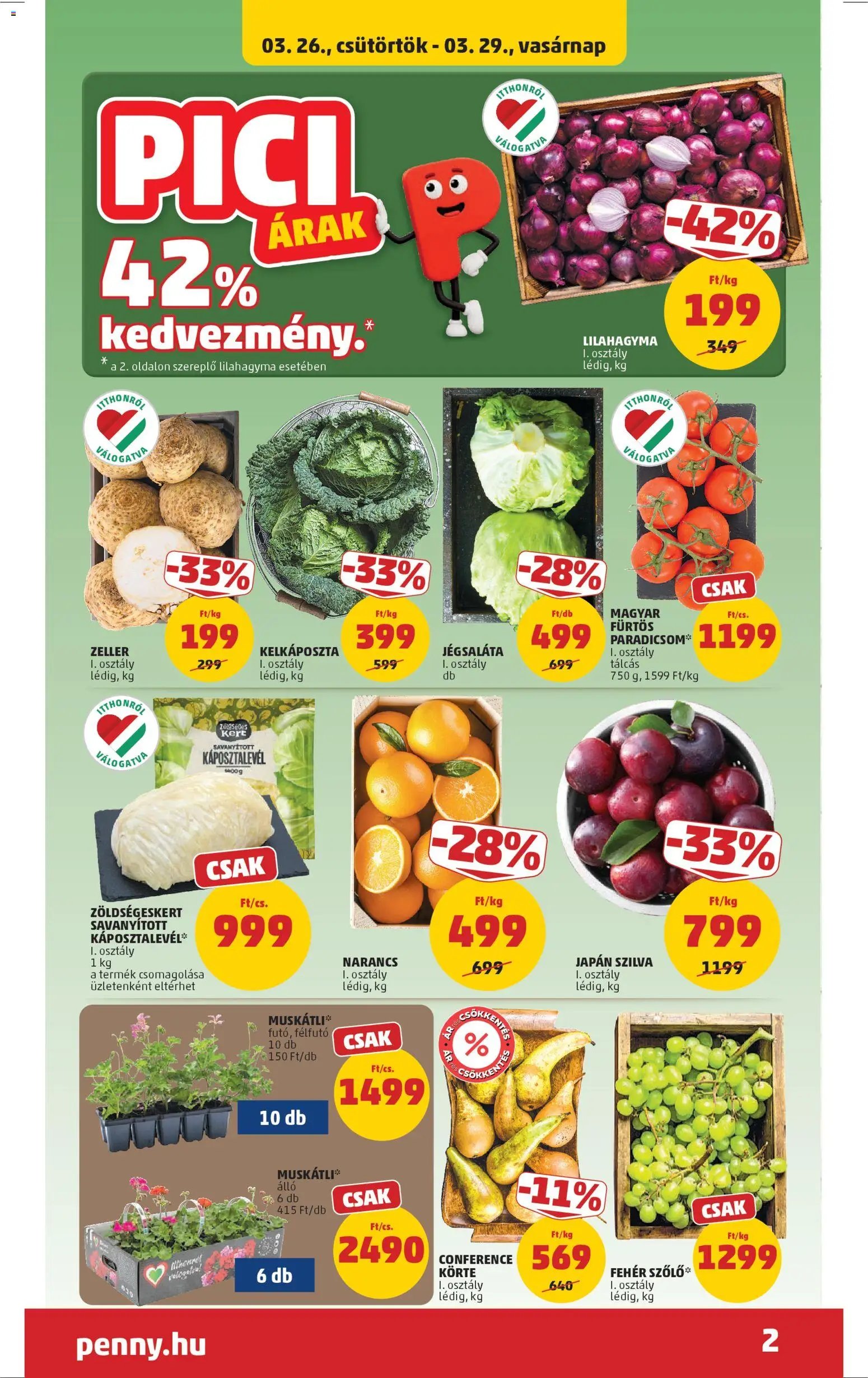 PENNY újság 2026.03.26. PENNY akciós újság (2026-03-26 - 2026-03-31)