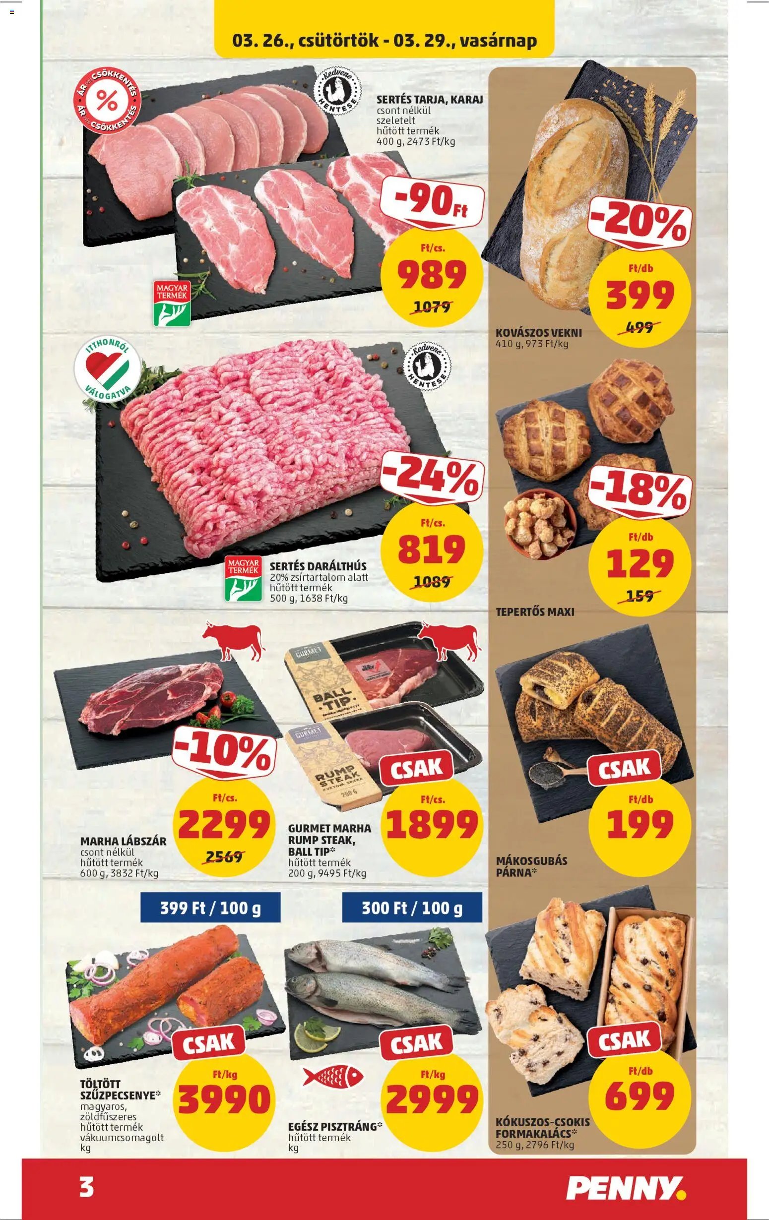 PENNY újság 2026.03.26. PENNY akciós újság (2026-03-26 - 2026-03-31)