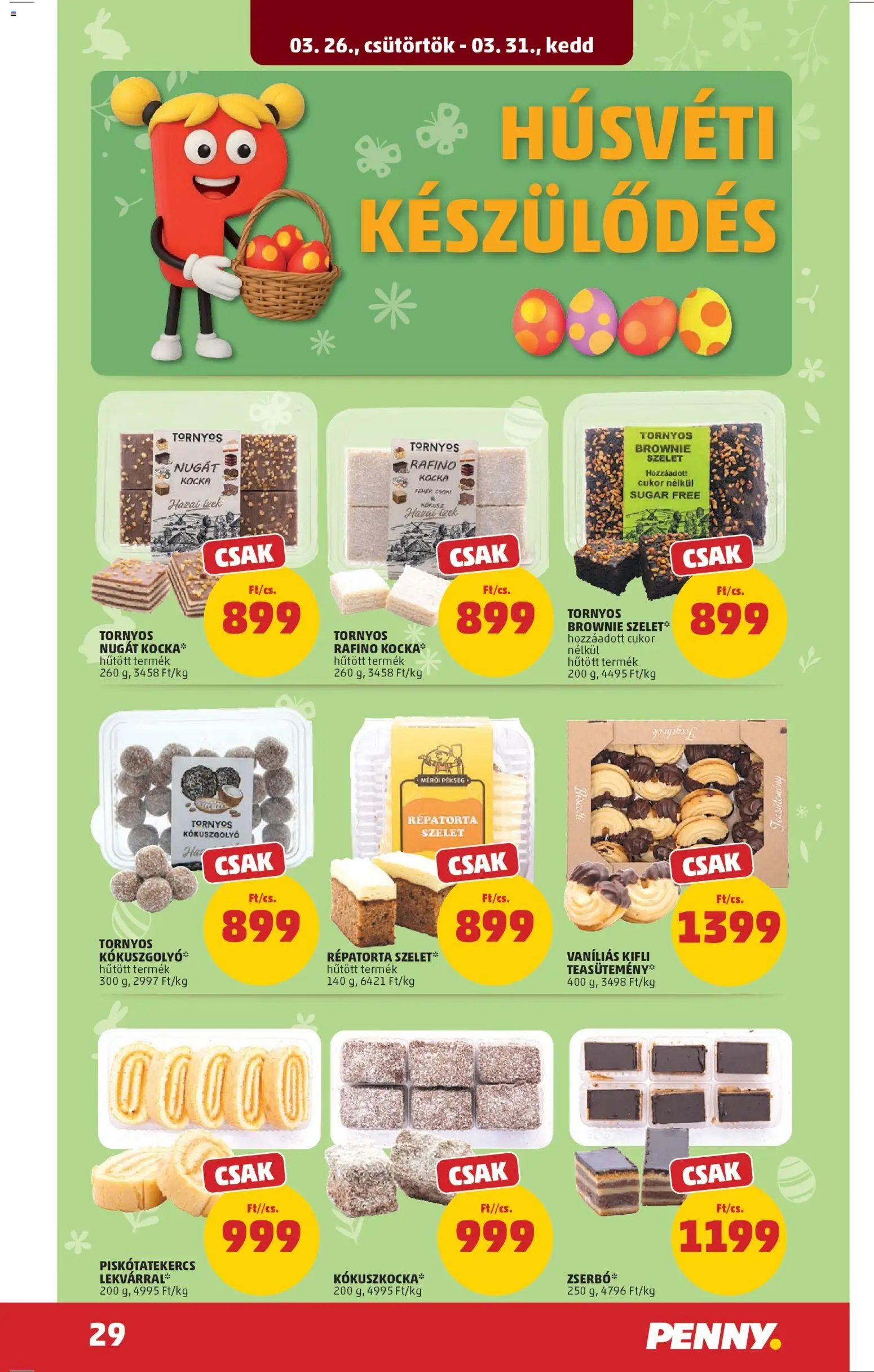 PENNY újság 2026.03.26. PENNY akciós újság (2026-03-26 - 2026-03-31)