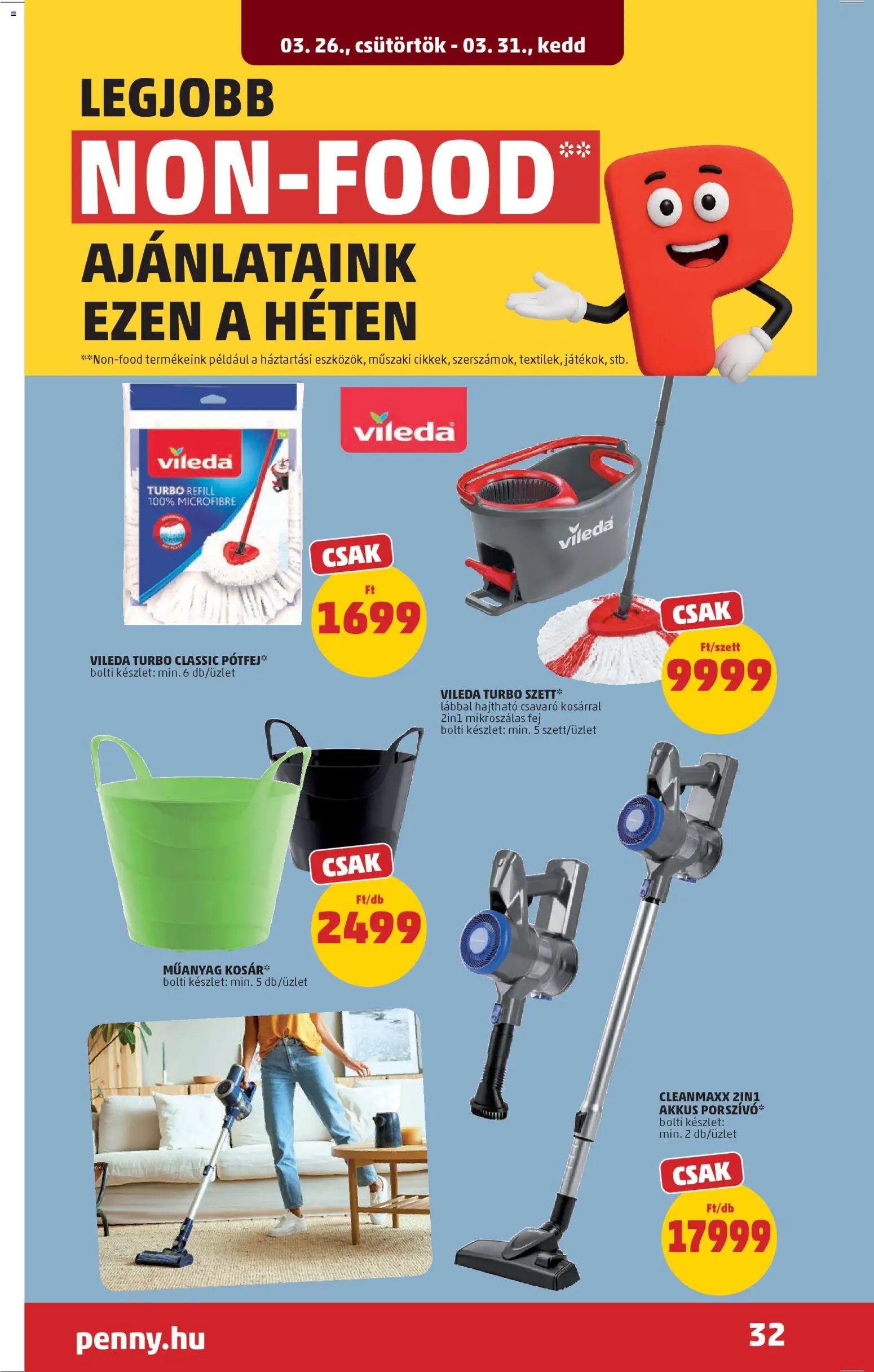 PENNY újság 2026.03.26. PENNY akciós újság (2026-03-26 - 2026-03-31)