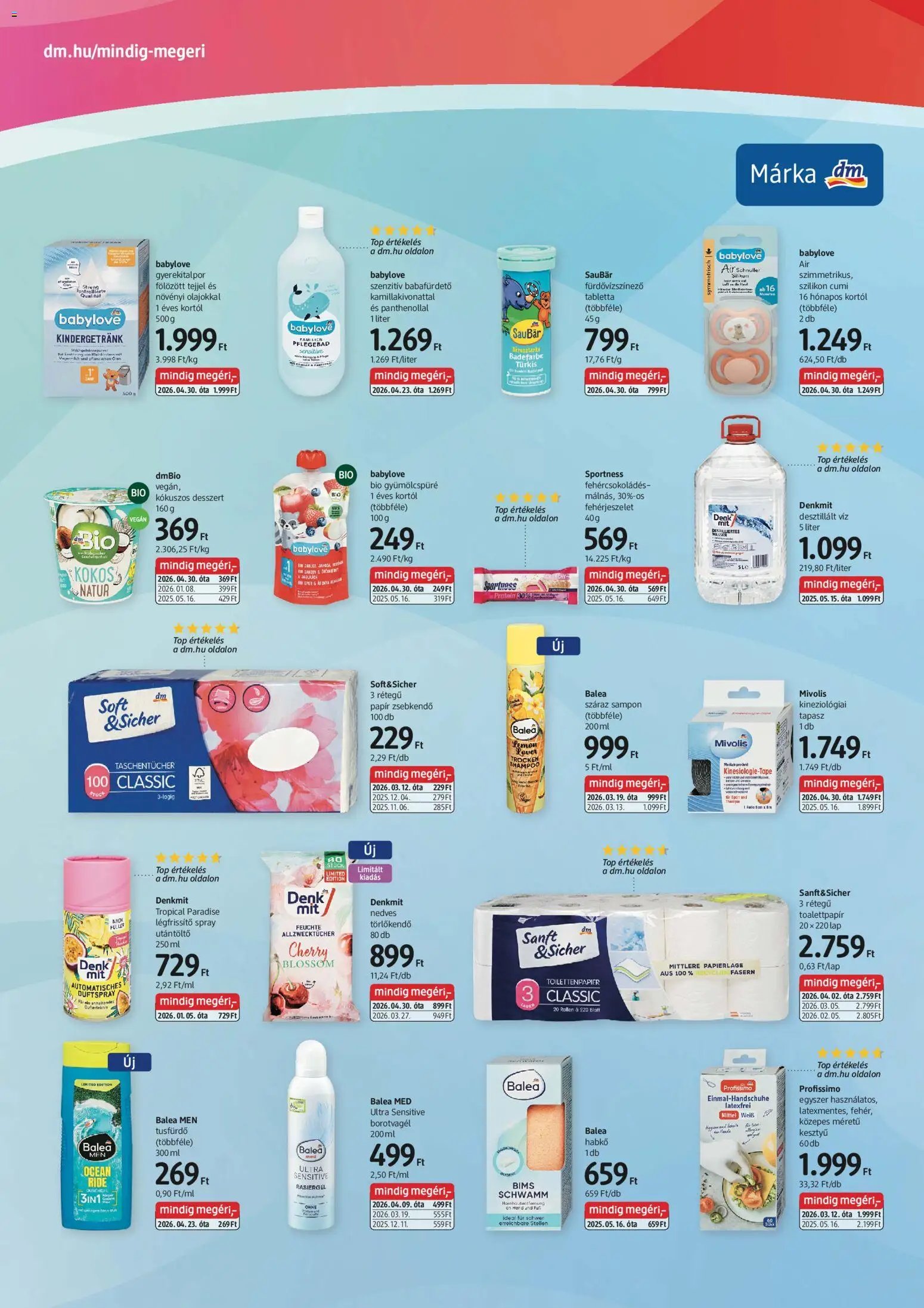 DM Drogerie Markt újság 2026.05.21. DM Drogerie Markt akciós újság (2026-05-21)