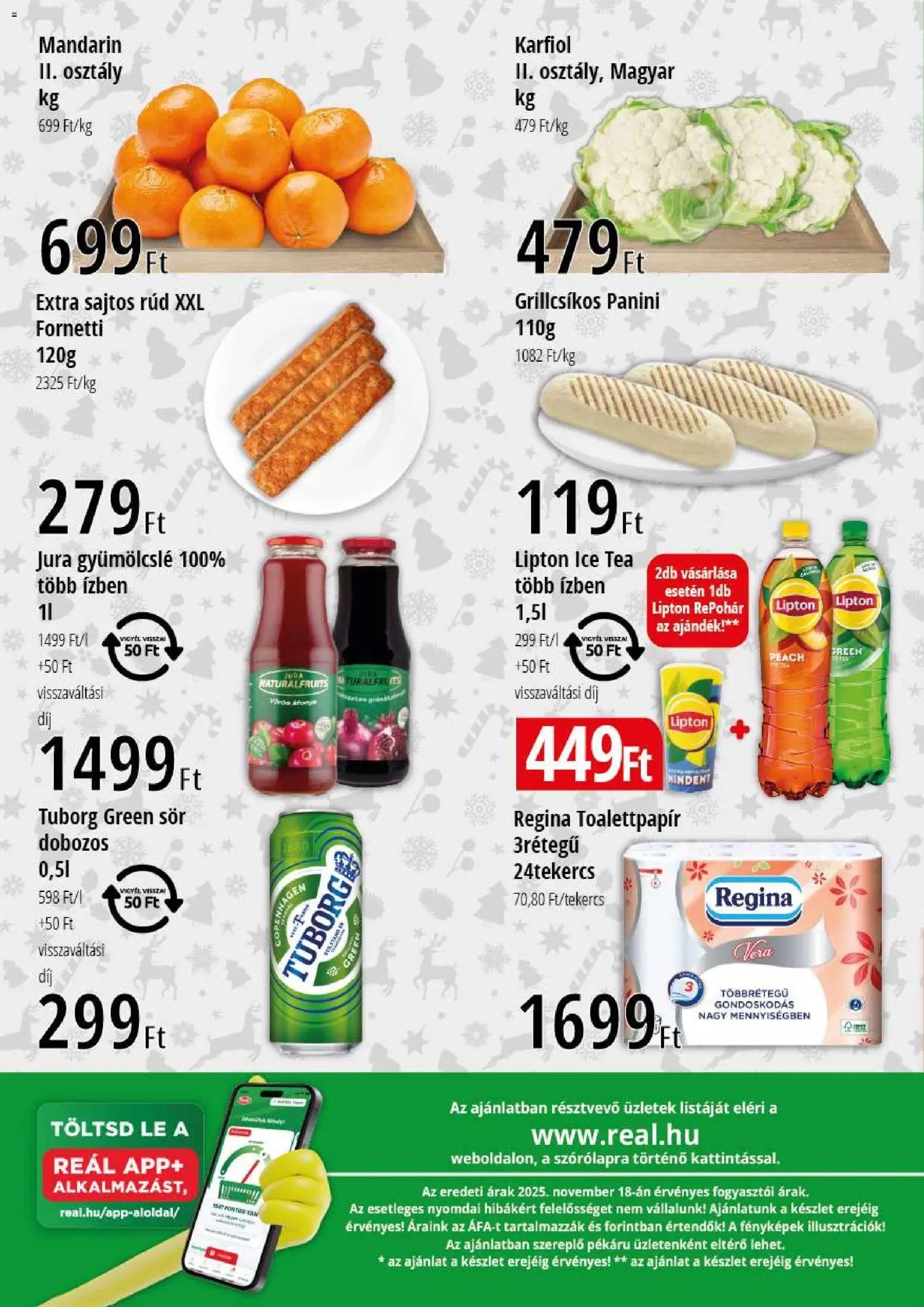 Reál újság 2025.11.27. Bevásárló hétvége - Kelet Magyarország (2025-11-27 - 2025-11-30)