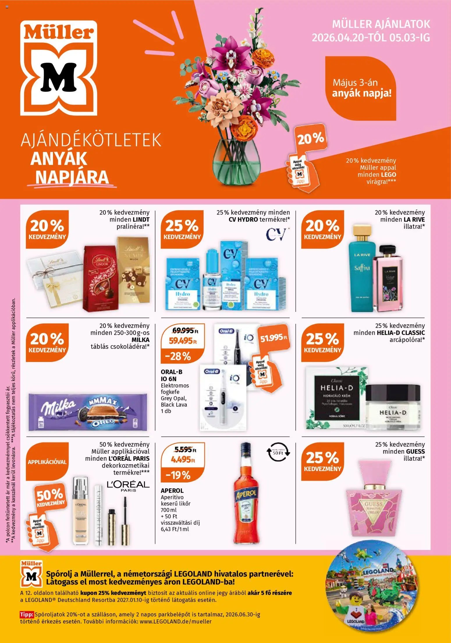 Müller újság 2026.04.20. Müller akciós újság (2026-04-20 - 2026-05-03)