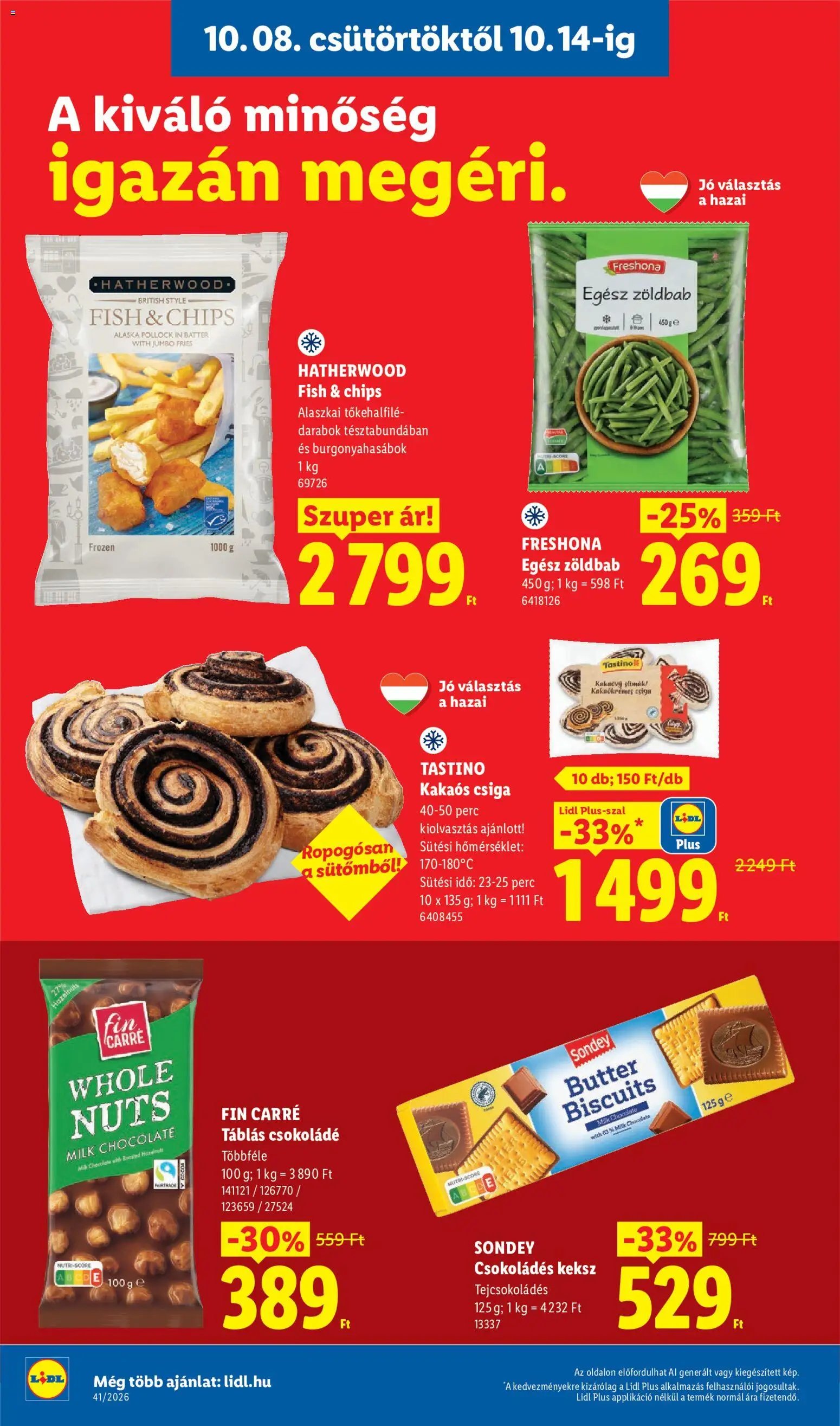 Lidl újság 2026.10.08. Lidl akciós újság