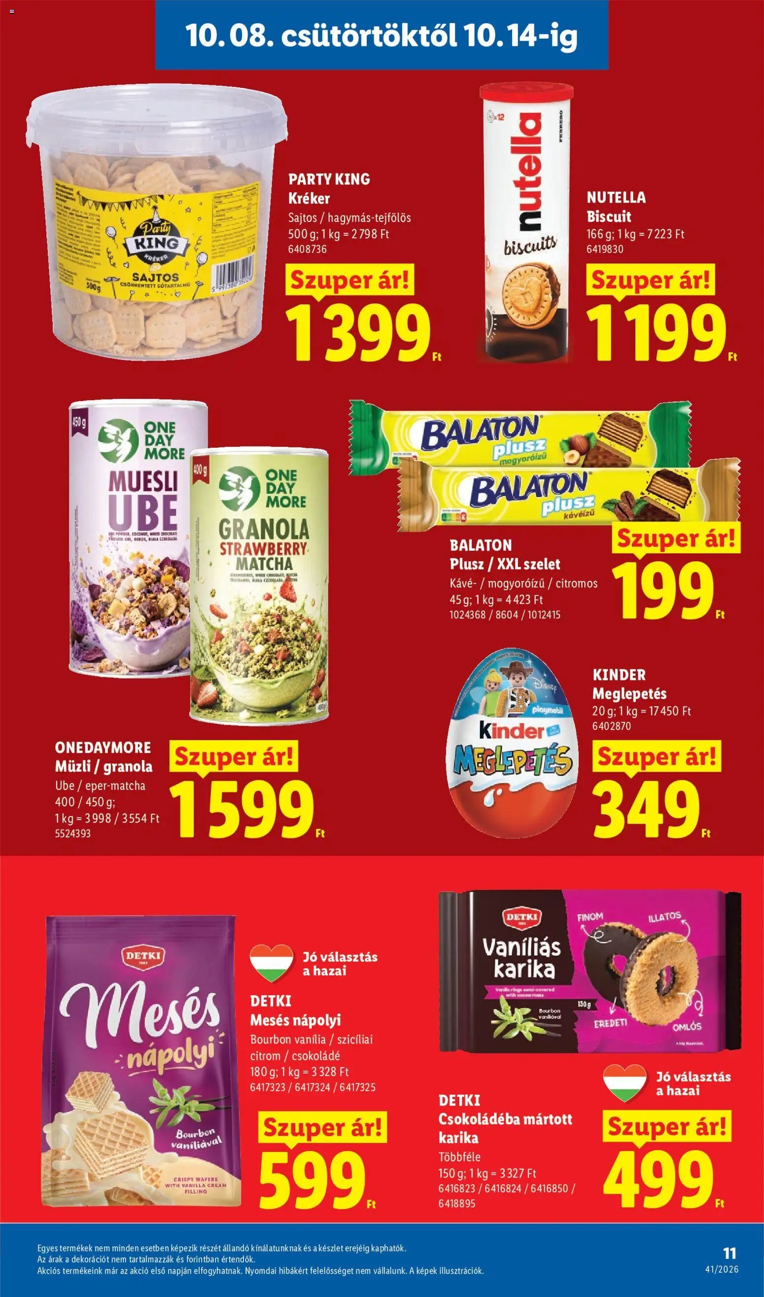 Lidl újság 2026.10.08. Lidl akciós újság