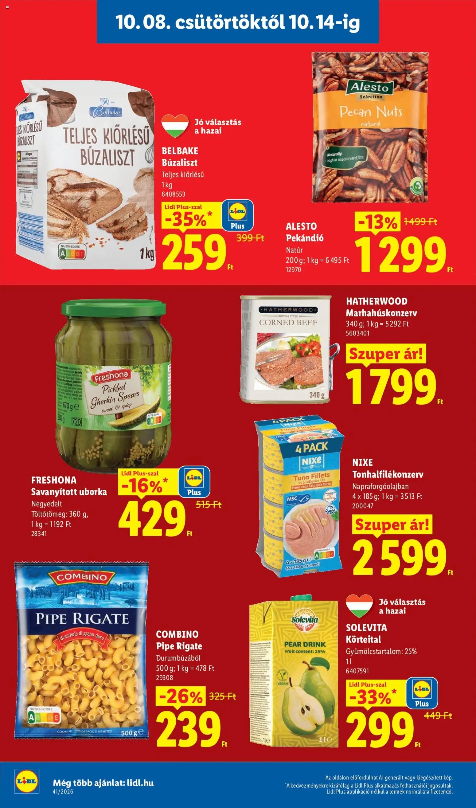 Lidl újság 2026.10.08. Lidl akciós újság