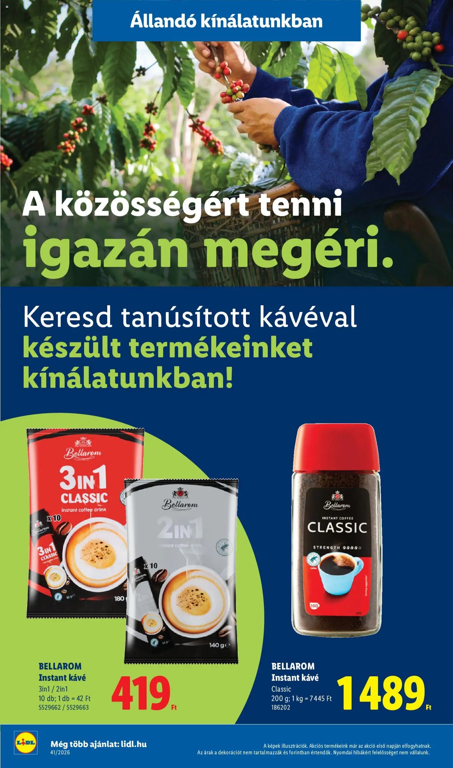 Lidl újság 2026.10.08. Lidl akciós újság