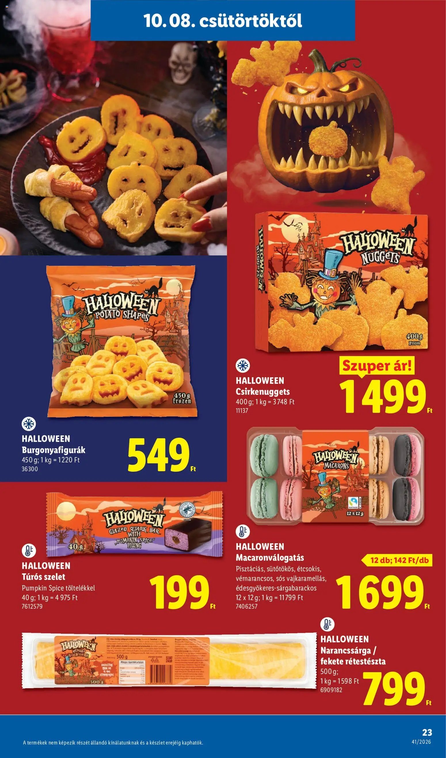 Lidl újság 2026.10.08. Lidl akciós újság