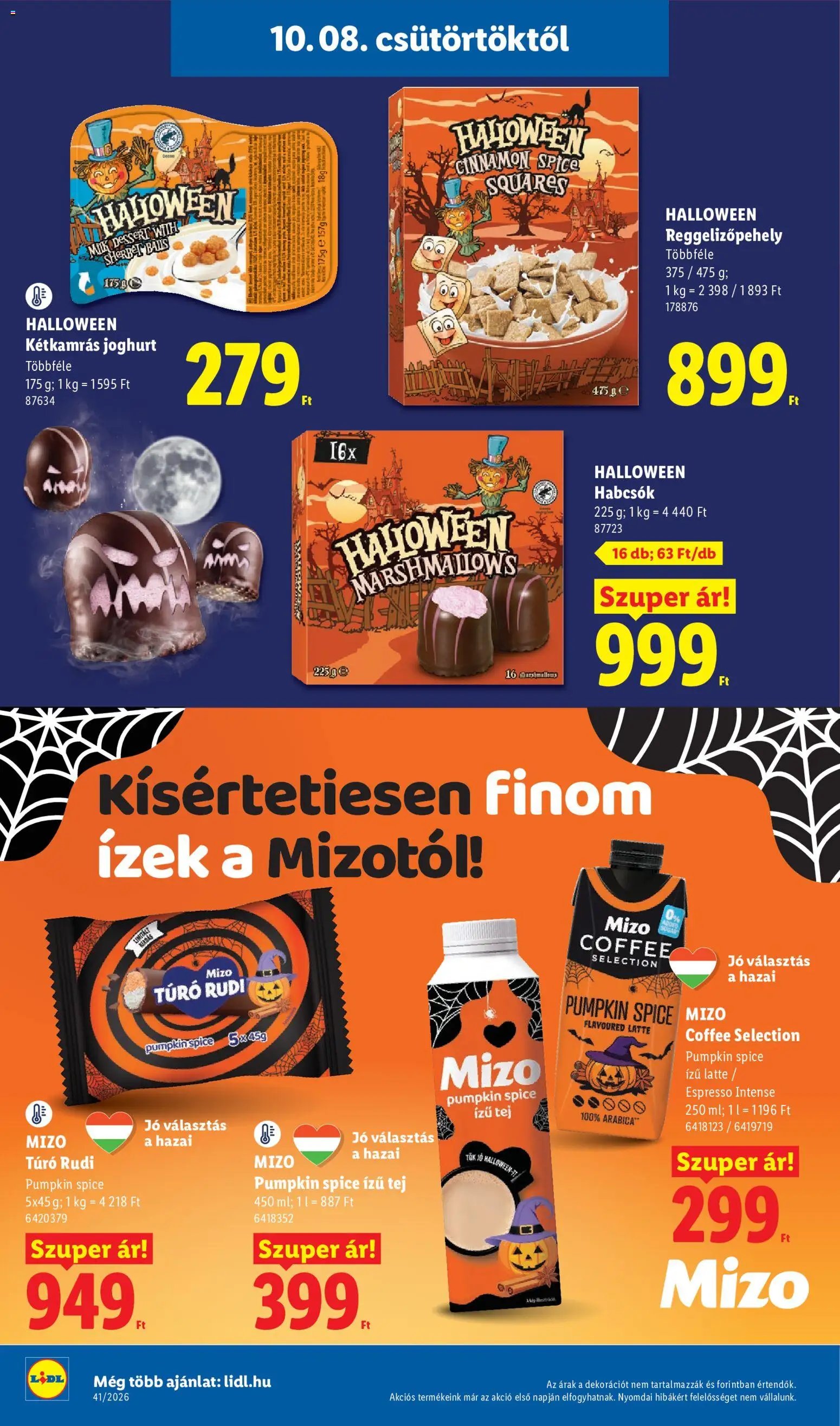 Lidl újság 2026.10.08. Lidl akciós újság