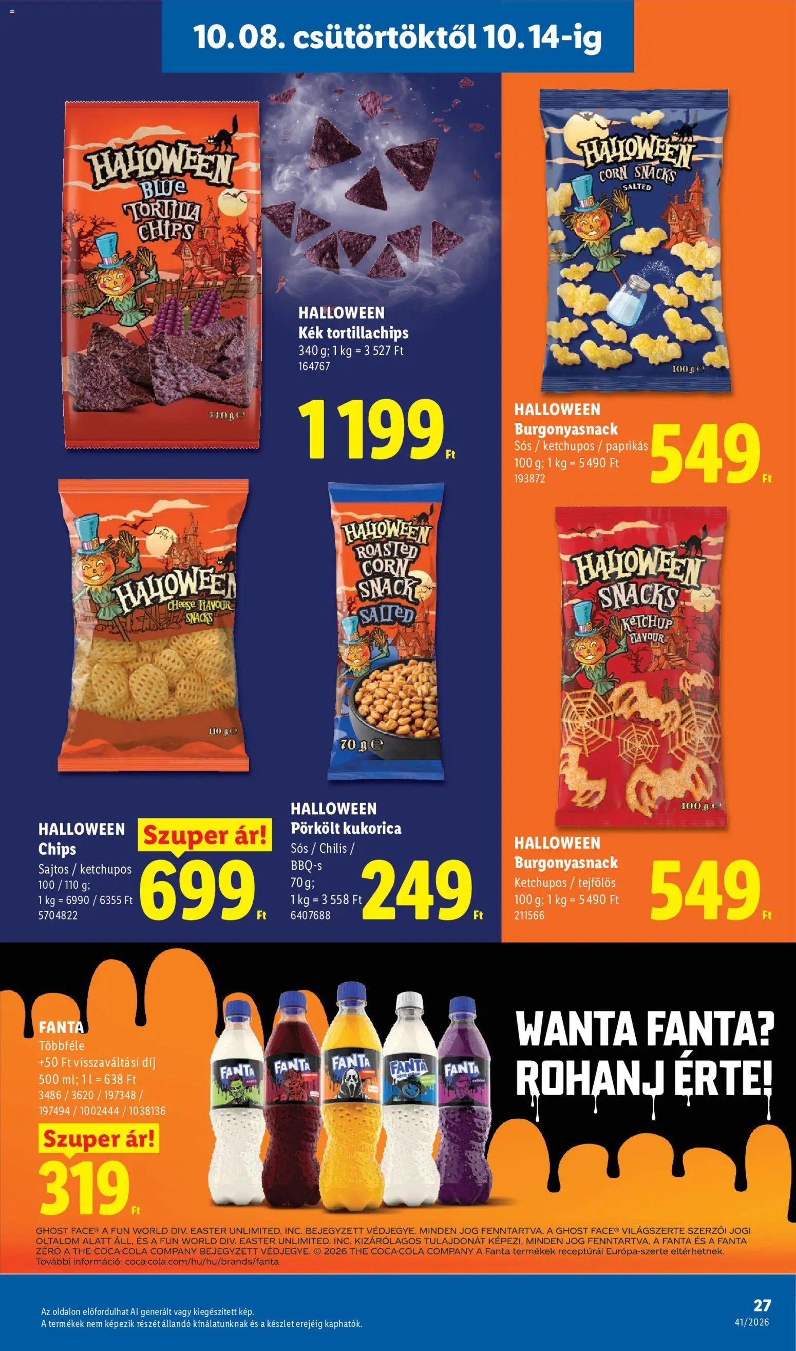 Lidl újság 2026.10.08. Lidl akciós újság