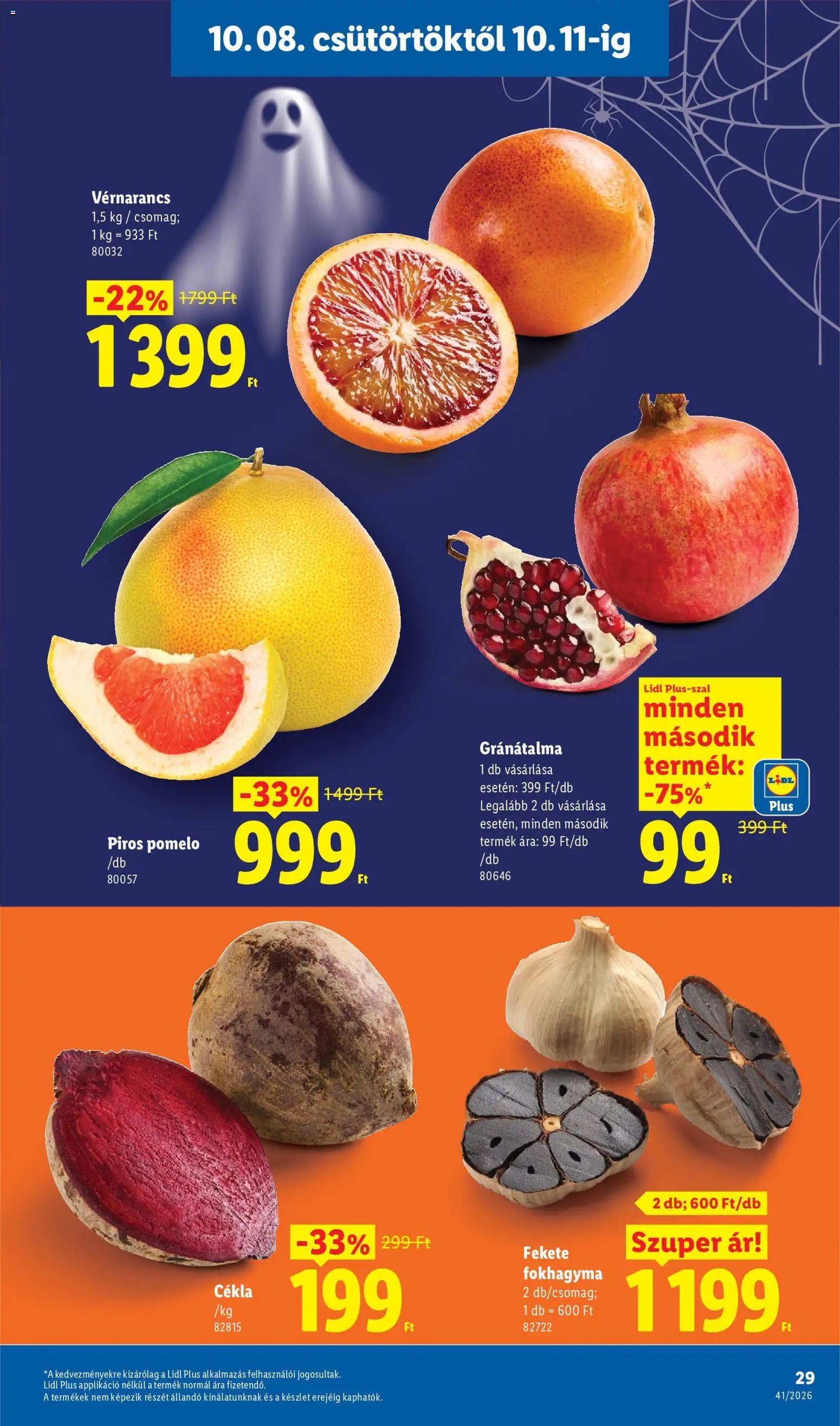 Lidl újság 2026.10.08. Lidl akciós újság