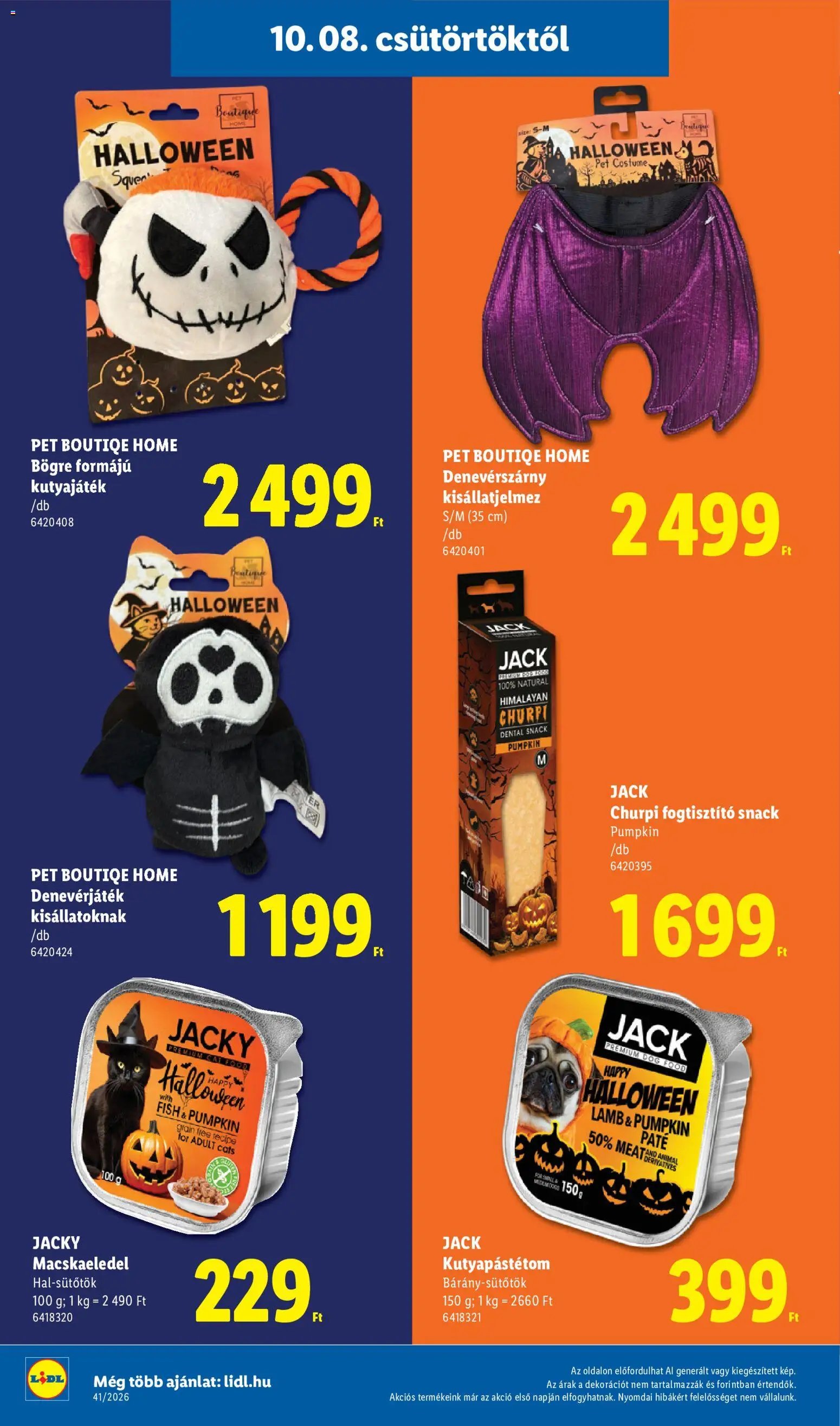 Lidl újság 2026.10.08. Lidl akciós újság