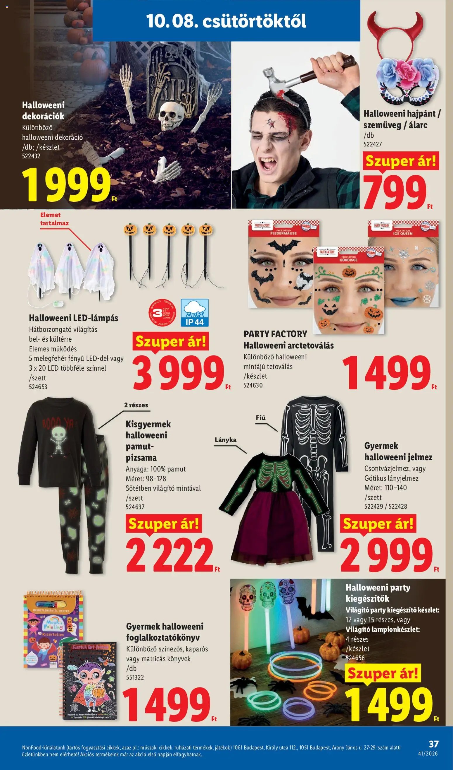 Lidl újság 2026.10.08. Lidl akciós újság