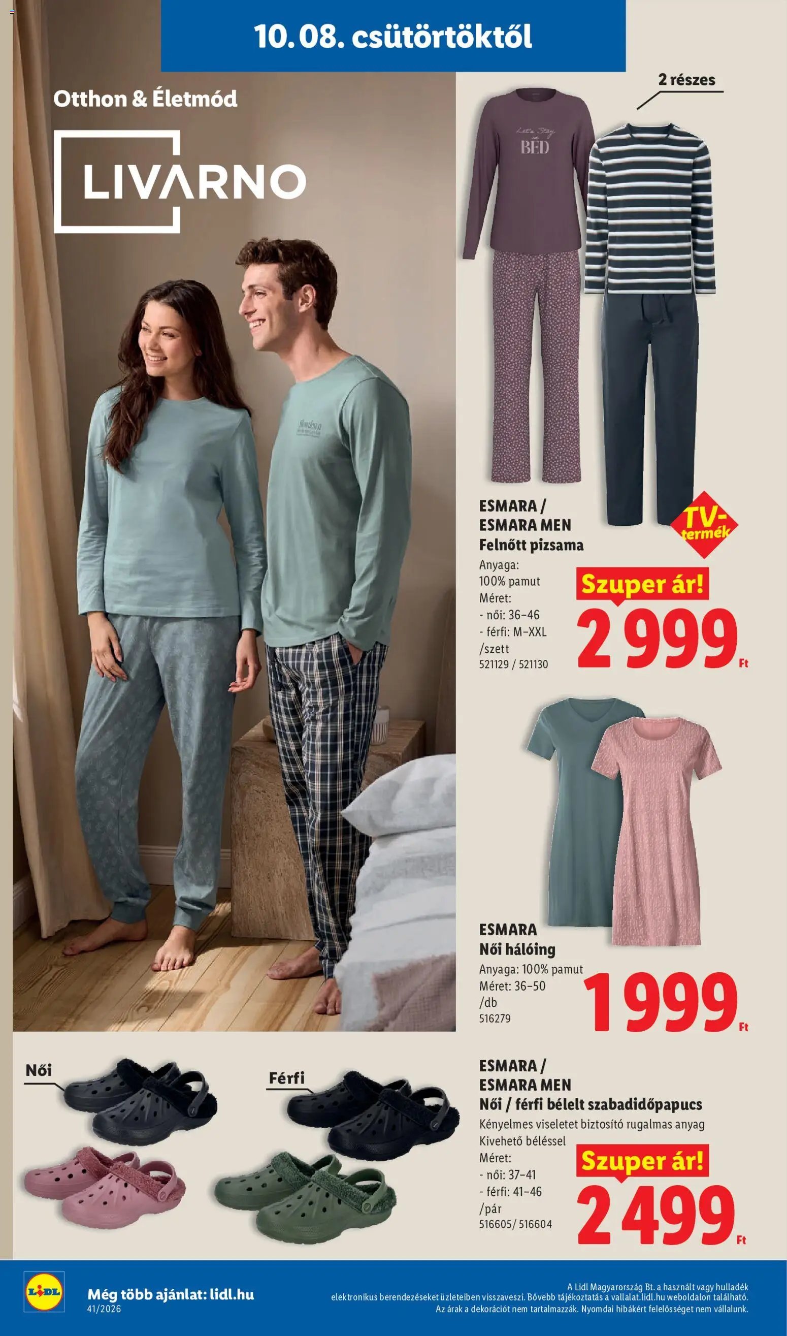 Lidl újság 2026.10.08. Lidl akciós újság