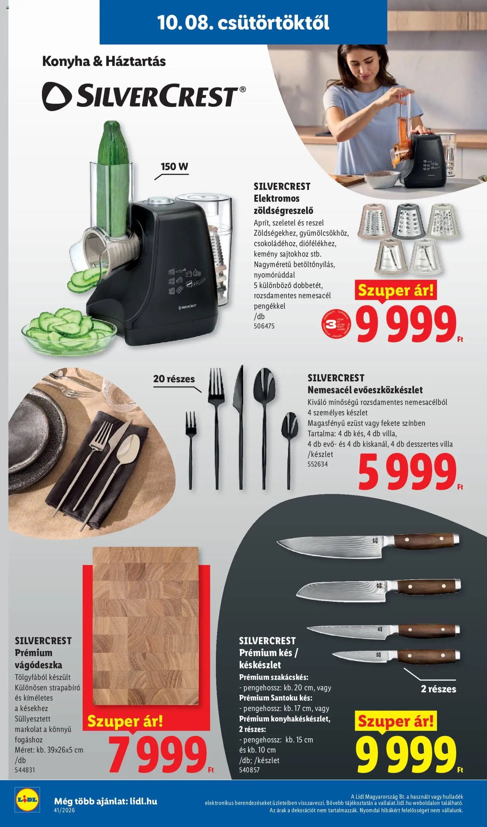 Lidl újság 2026.10.08. Lidl akciós újság