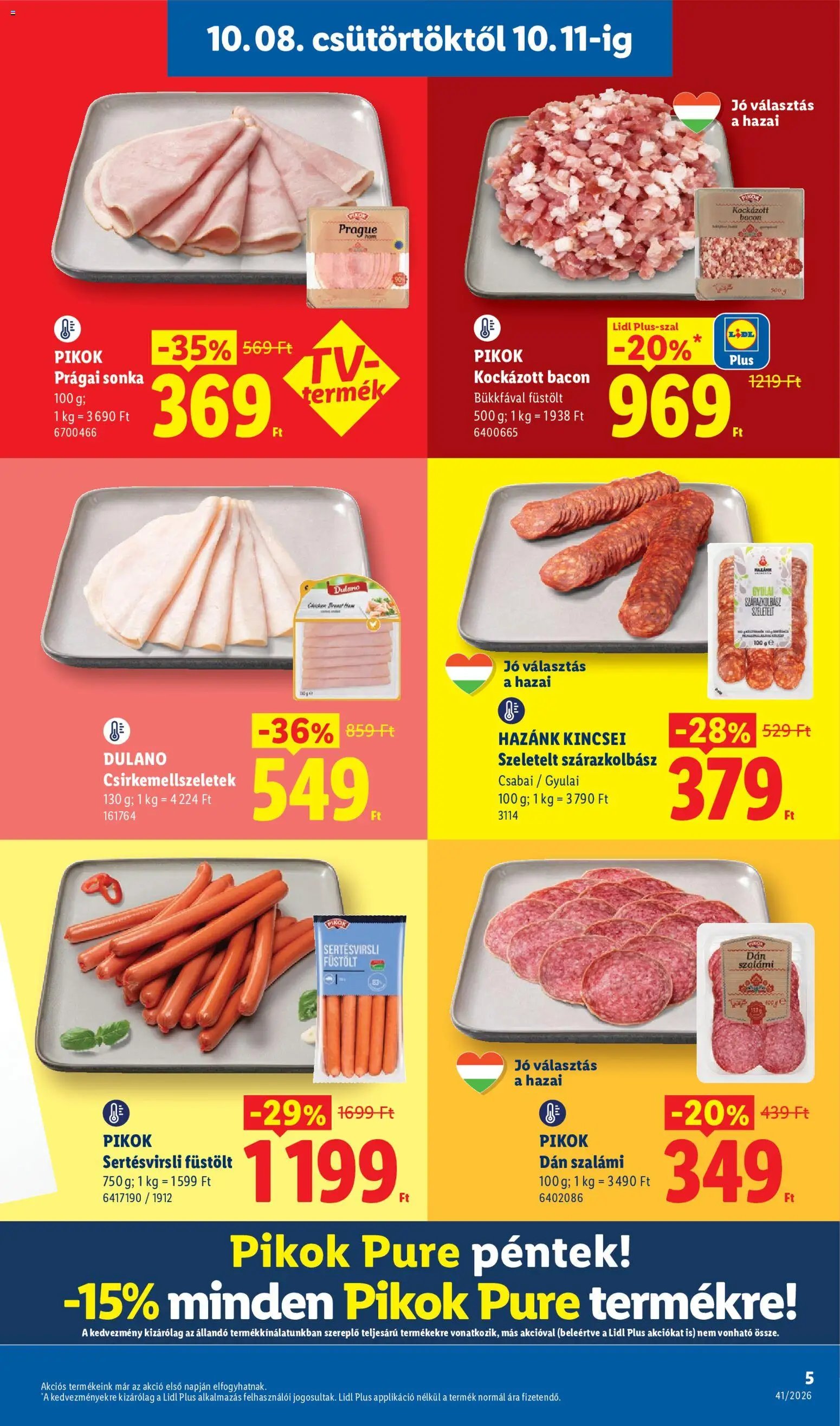 Lidl újság 2026.10.08. Lidl akciós újság