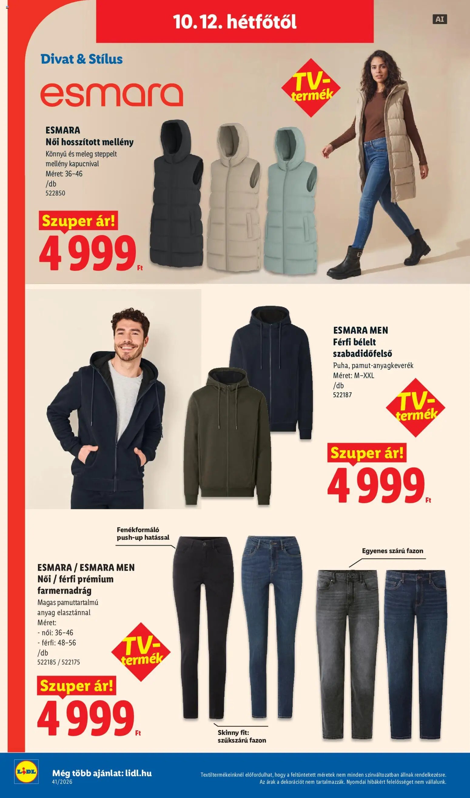 Lidl újság 2026.10.08. Lidl akciós újság
