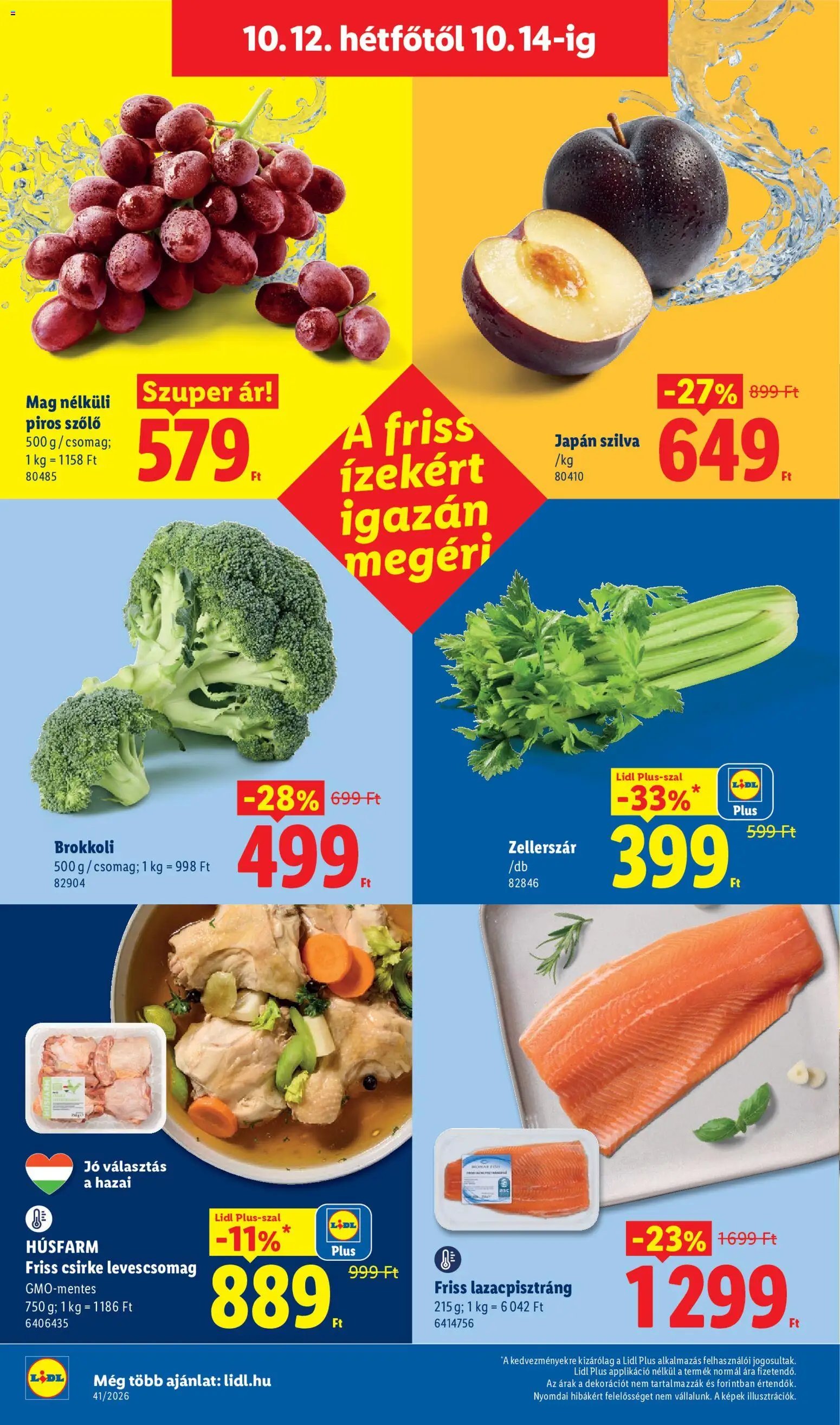 Lidl újság 2026.10.08. Lidl akciós újság