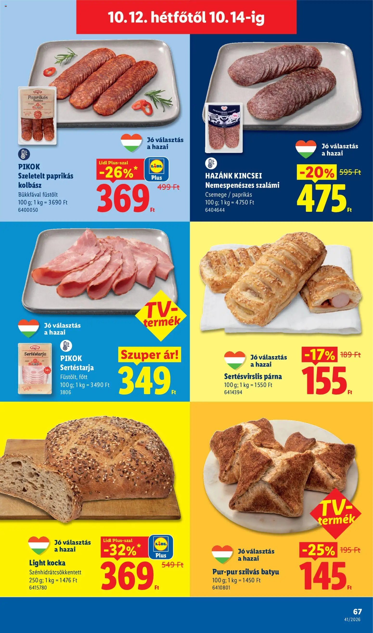 Lidl újság 2026.10.08. Lidl akciós újság
