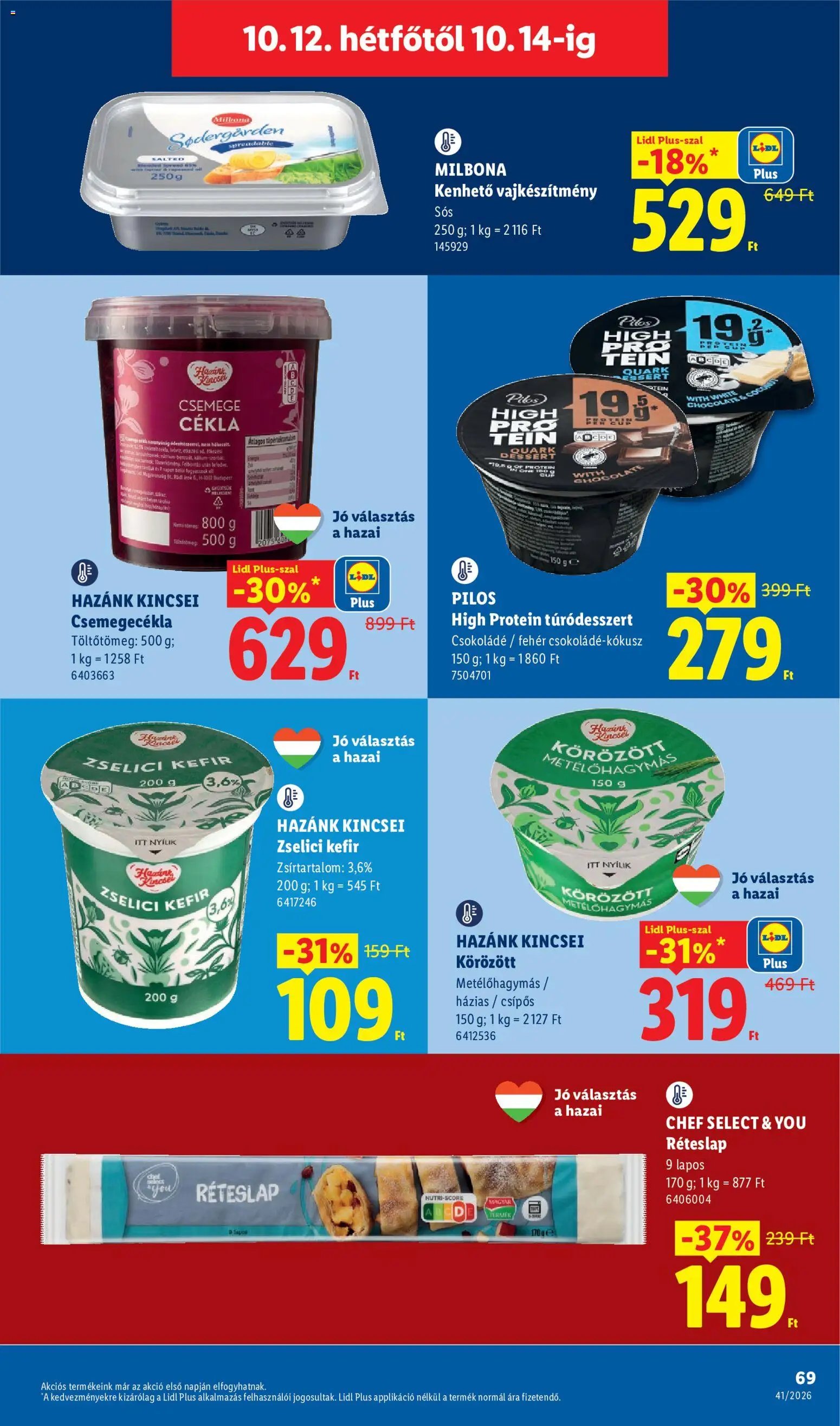 Lidl újság 2026.10.08. Lidl akciós újság