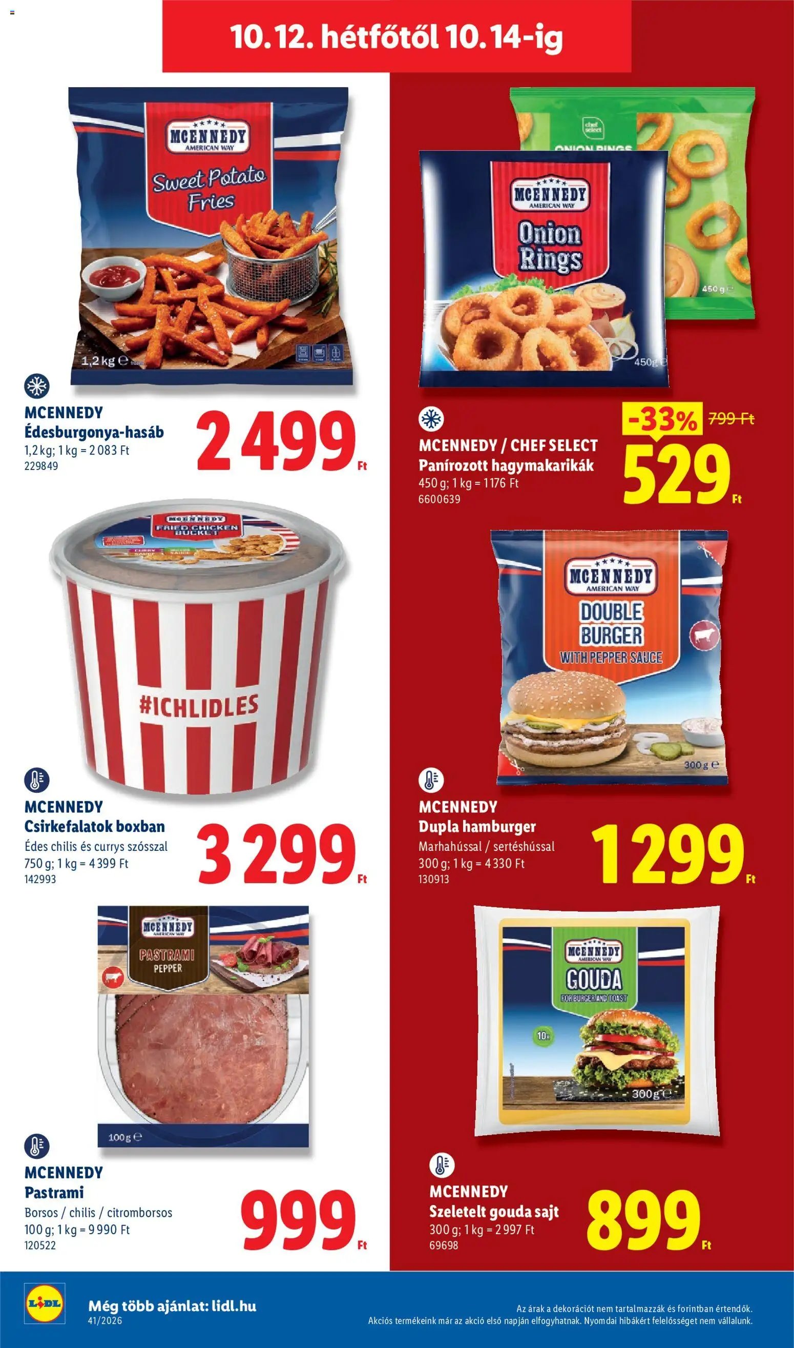 Lidl újság 2026.10.08. Lidl akciós újság