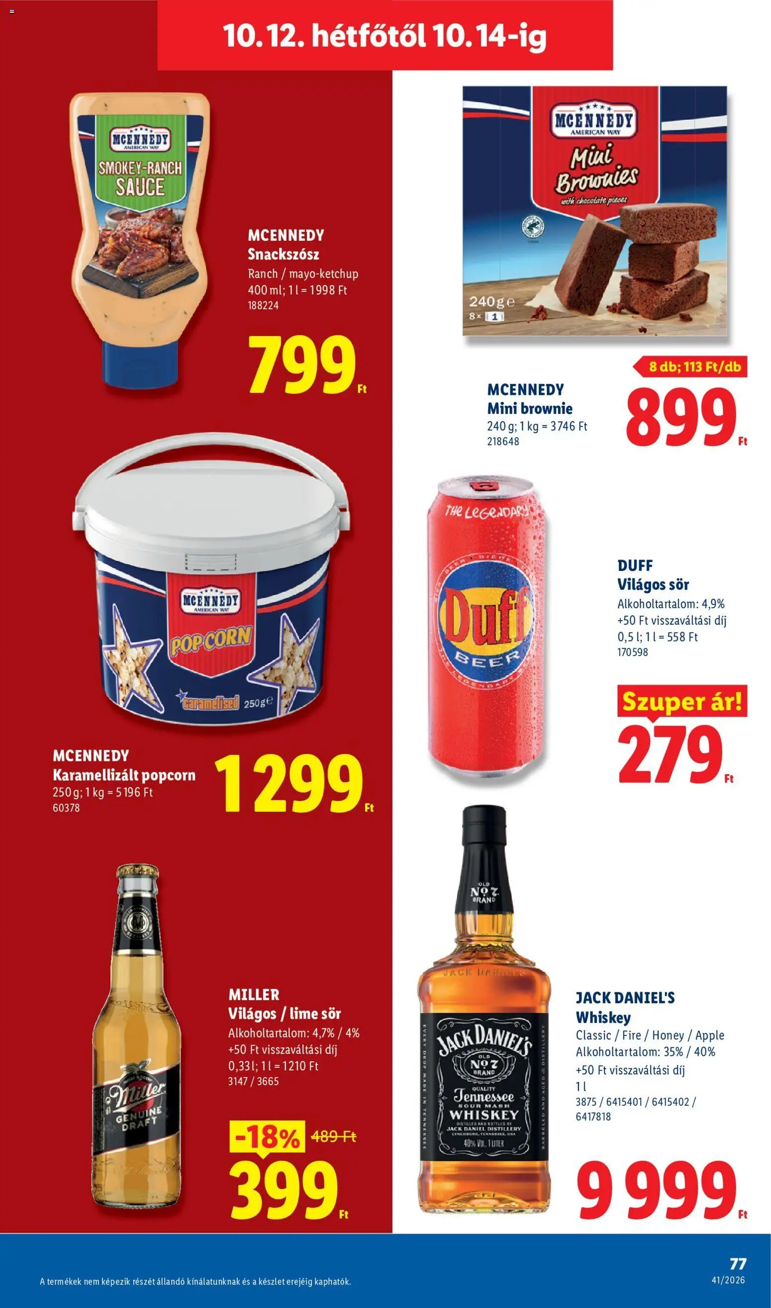 Lidl újság 2026.10.08. Lidl akciós újság