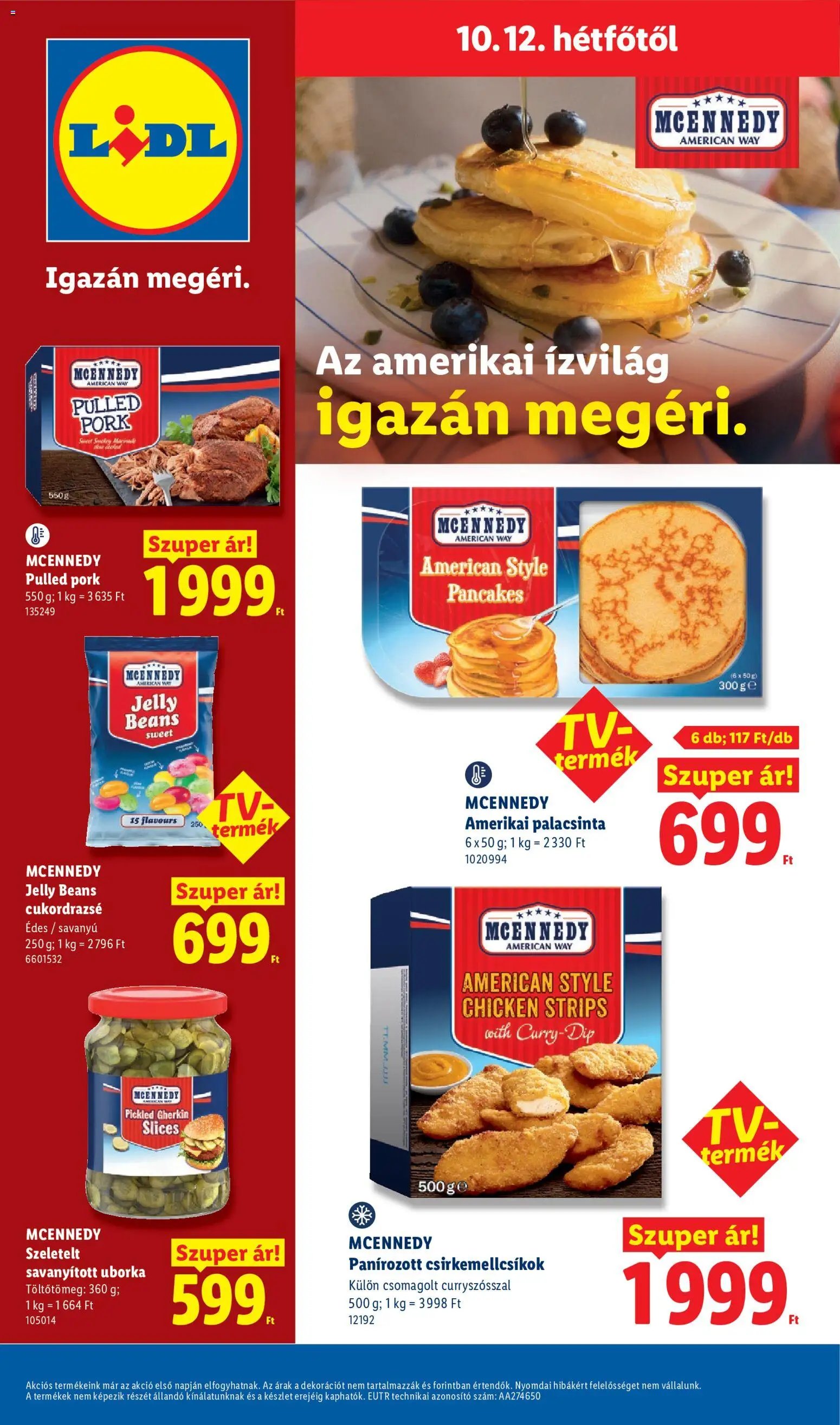 Lidl újság 2026.10.08. Lidl akciós újság