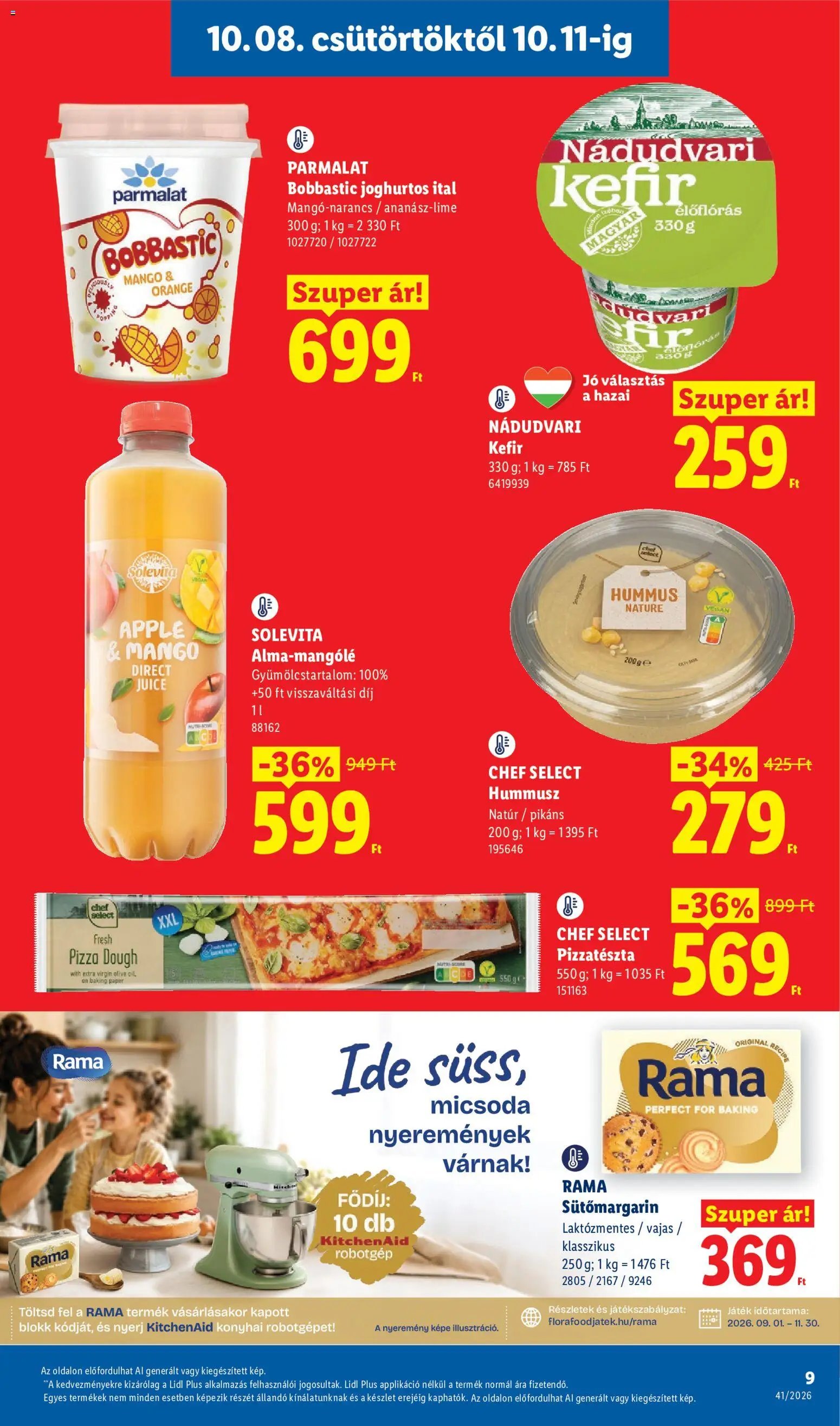 Lidl újság 2026.10.08. Lidl akciós újság