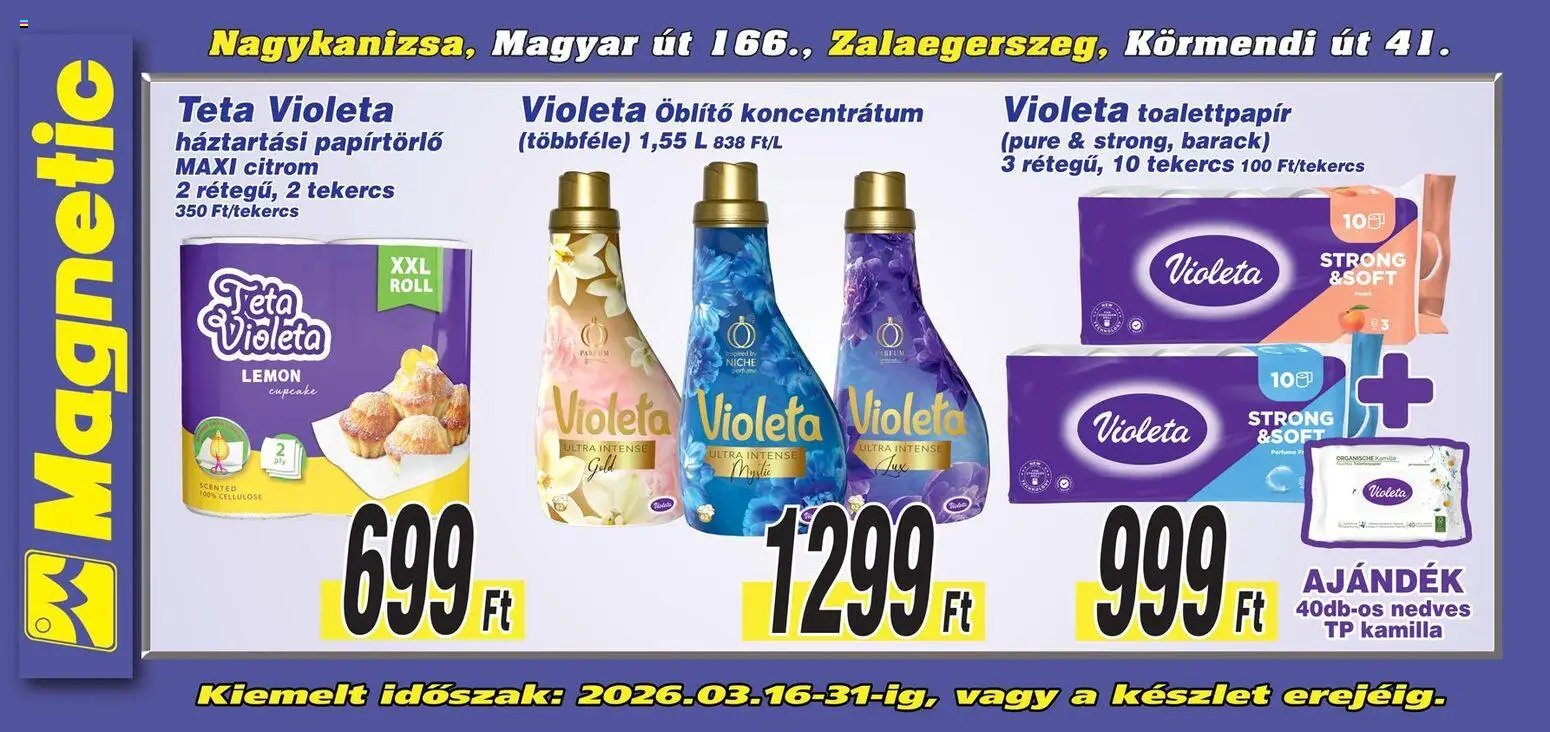 Magnetic újság 2026.03.16. Magnetic Aktuális óriásplakátok (2026-03-16 - 2026-03-31)