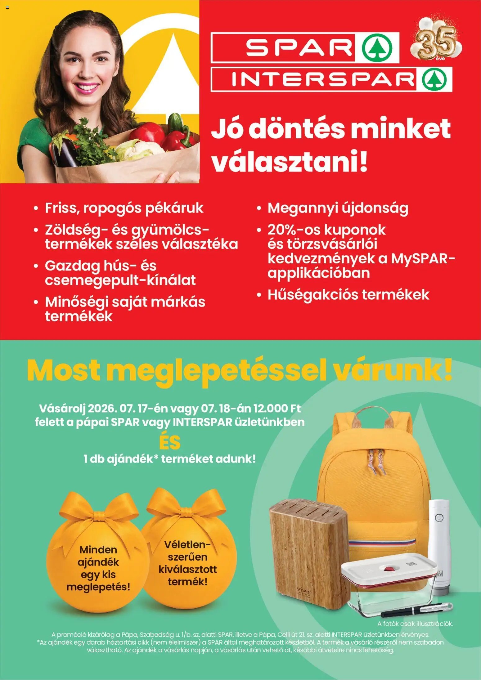 Interspar újság 2026.07.16. Interspar Pápa szórólap