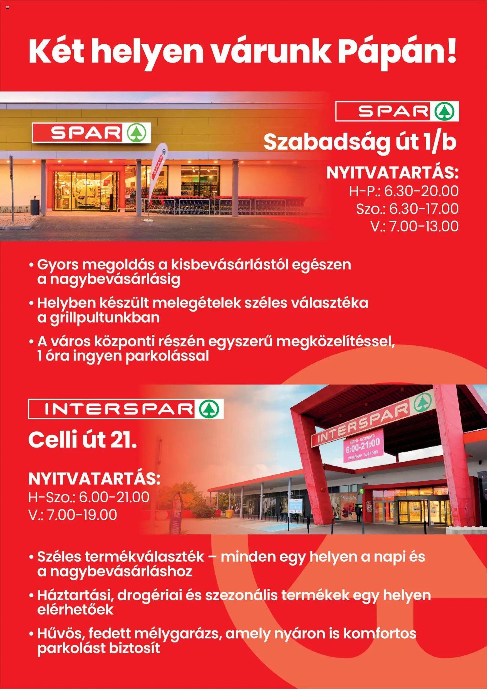 Interspar újság 2026.07.16. Interspar Pápa szórólap