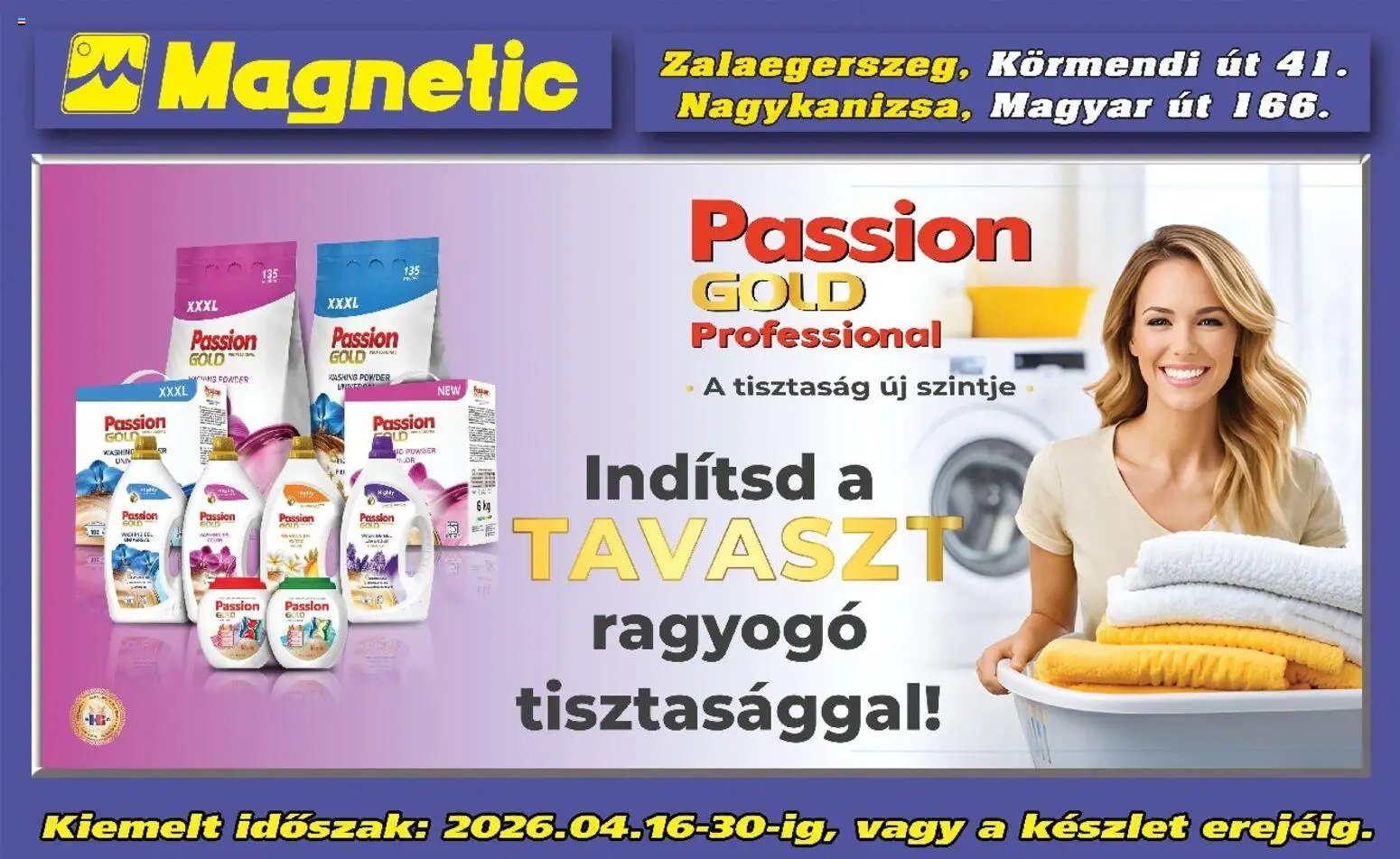 Magnetic újság 2026.04.16. Magnetic Aktuális óriásplakátok (2026-04-16 - 2026-04-30)