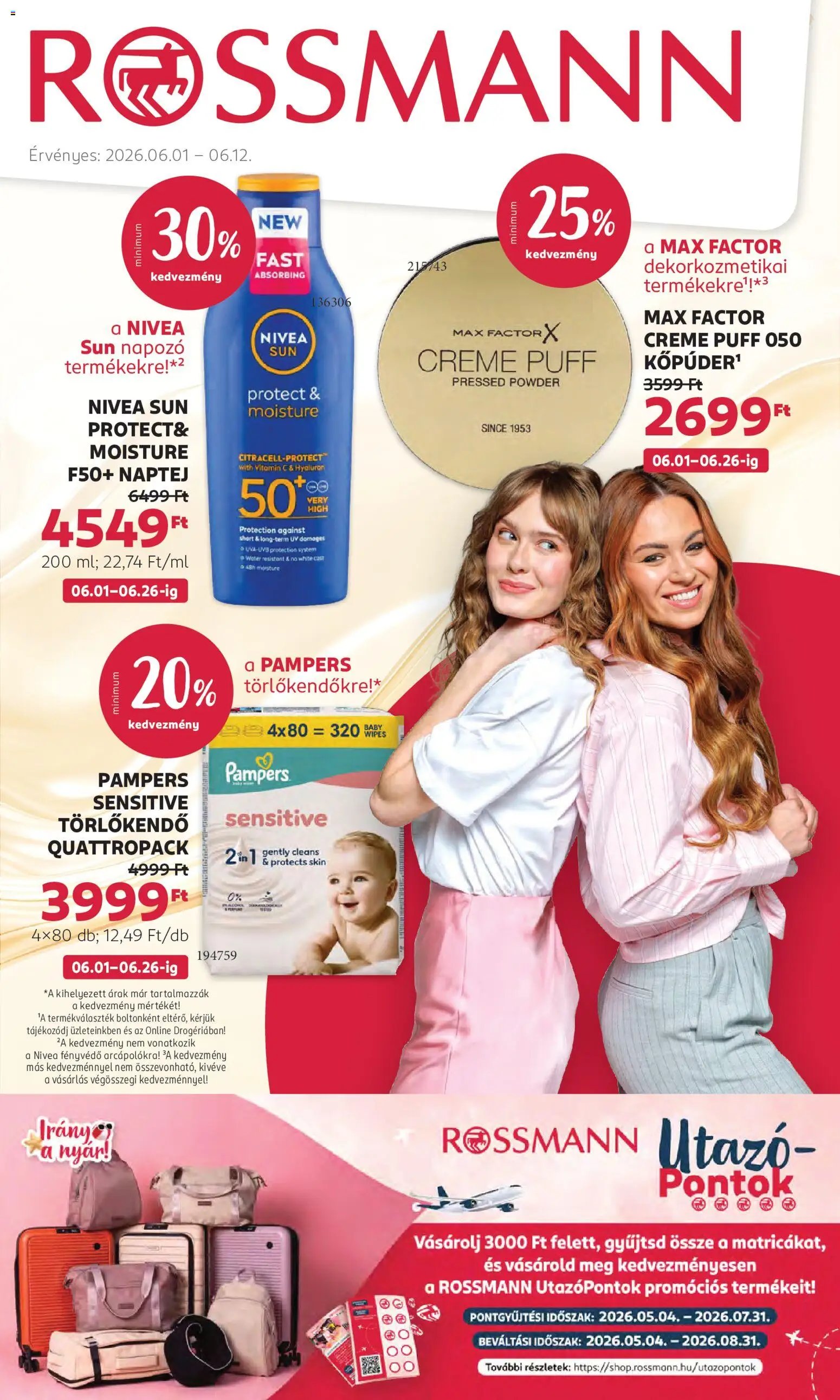 Rossmann újság 2026.06.01. Rossmann akciós újság