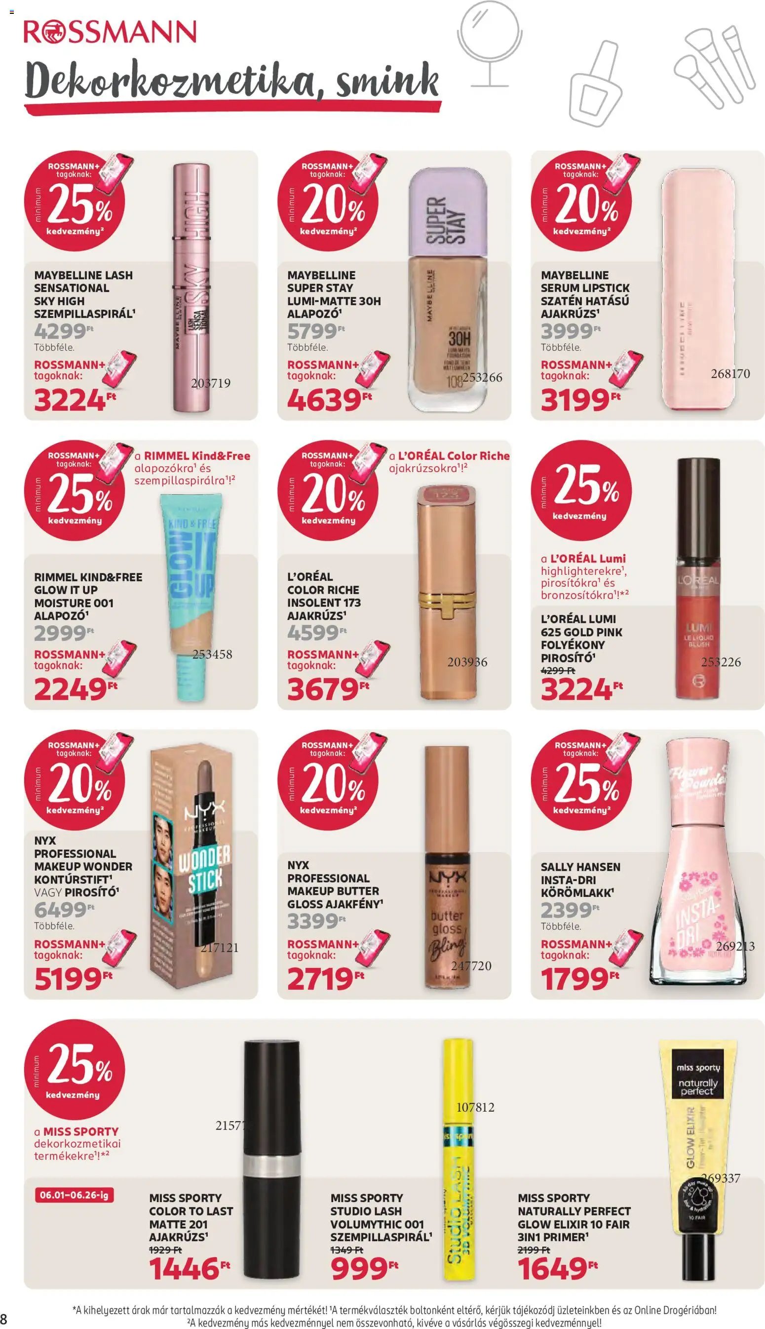 Rossmann újság 2026.06.01. Rossmann akciós újság