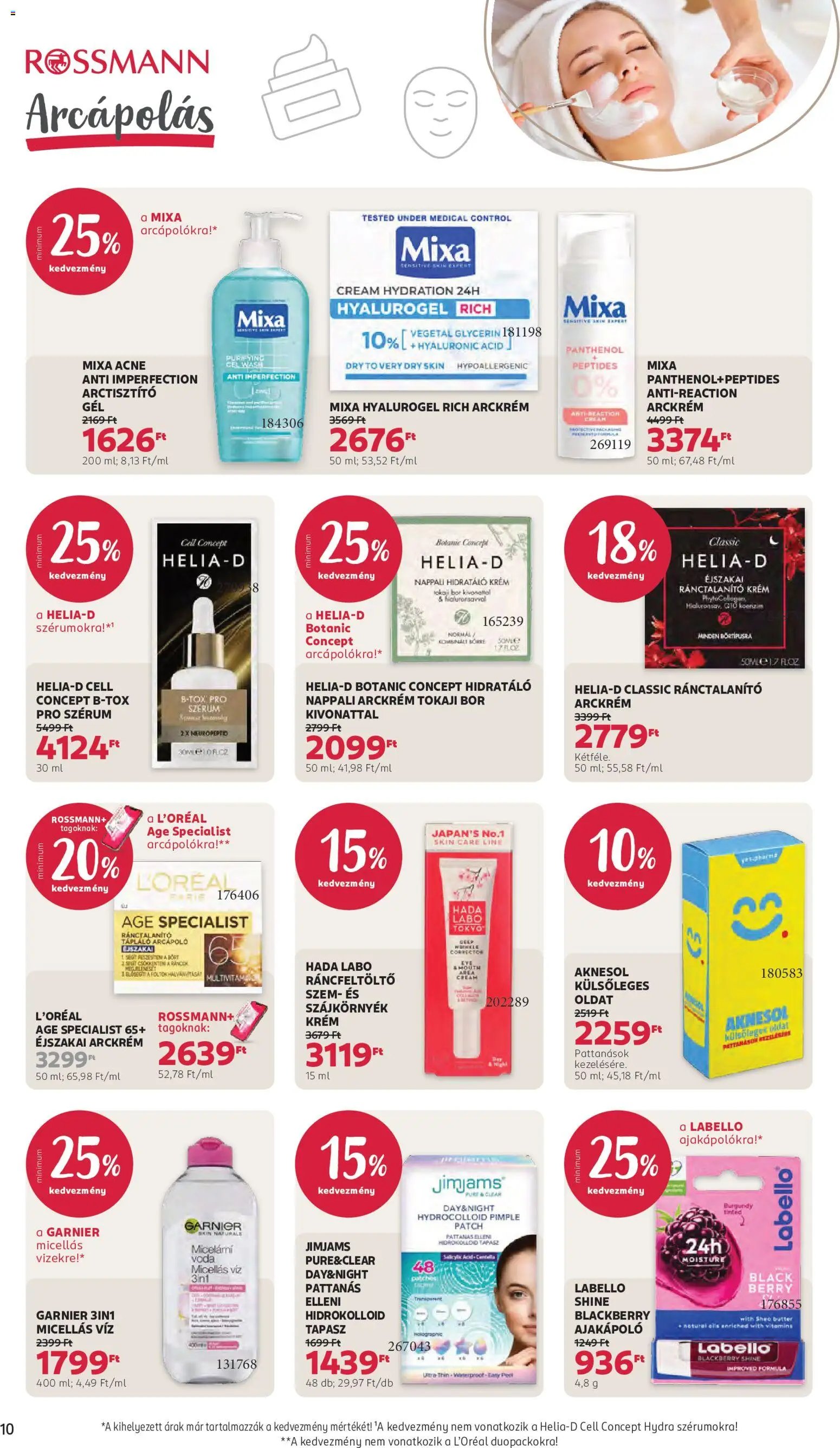 Rossmann újság 2026.06.01. Rossmann akciós újság