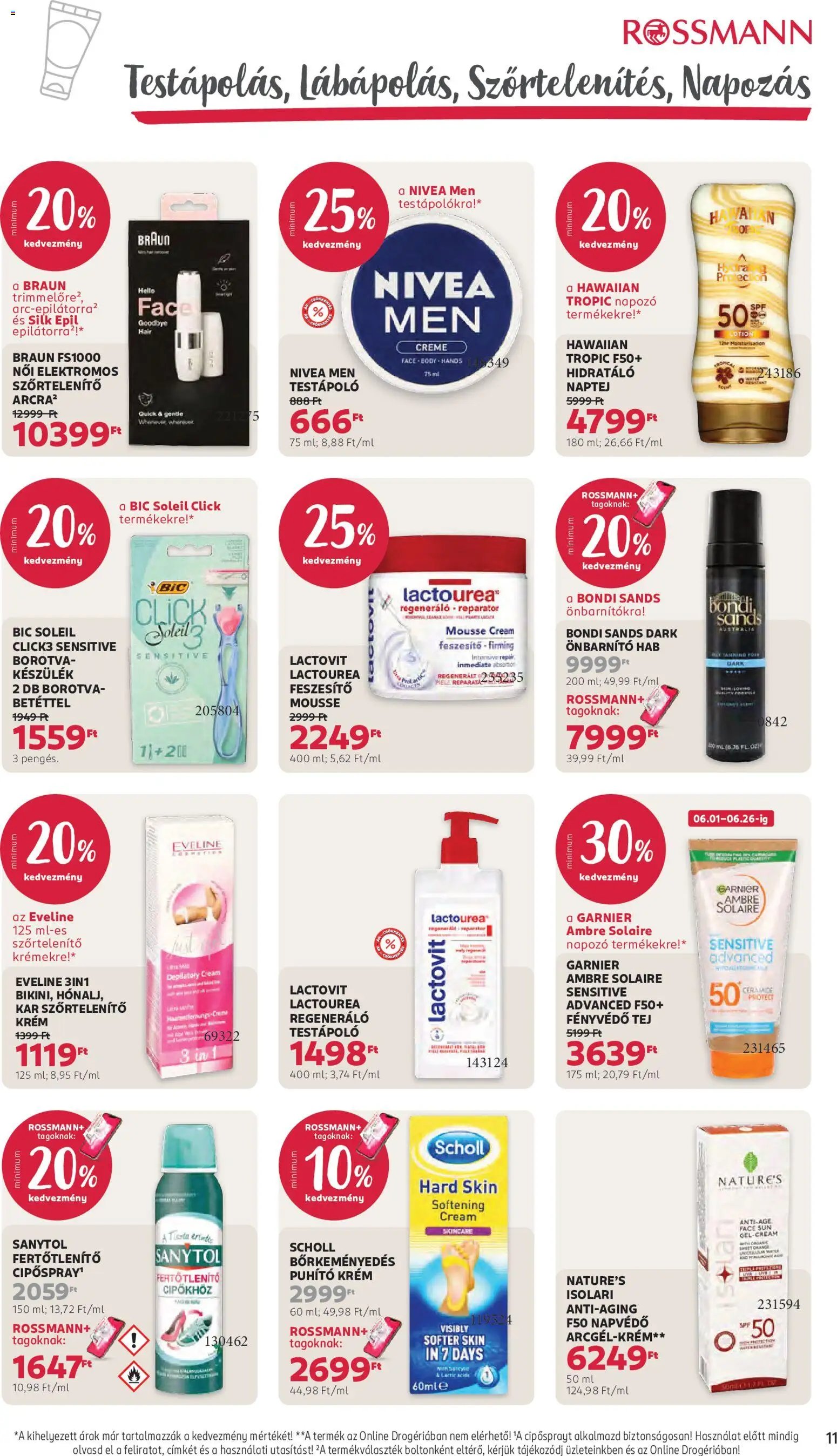Rossmann újság 2026.06.01. Rossmann akciós újság