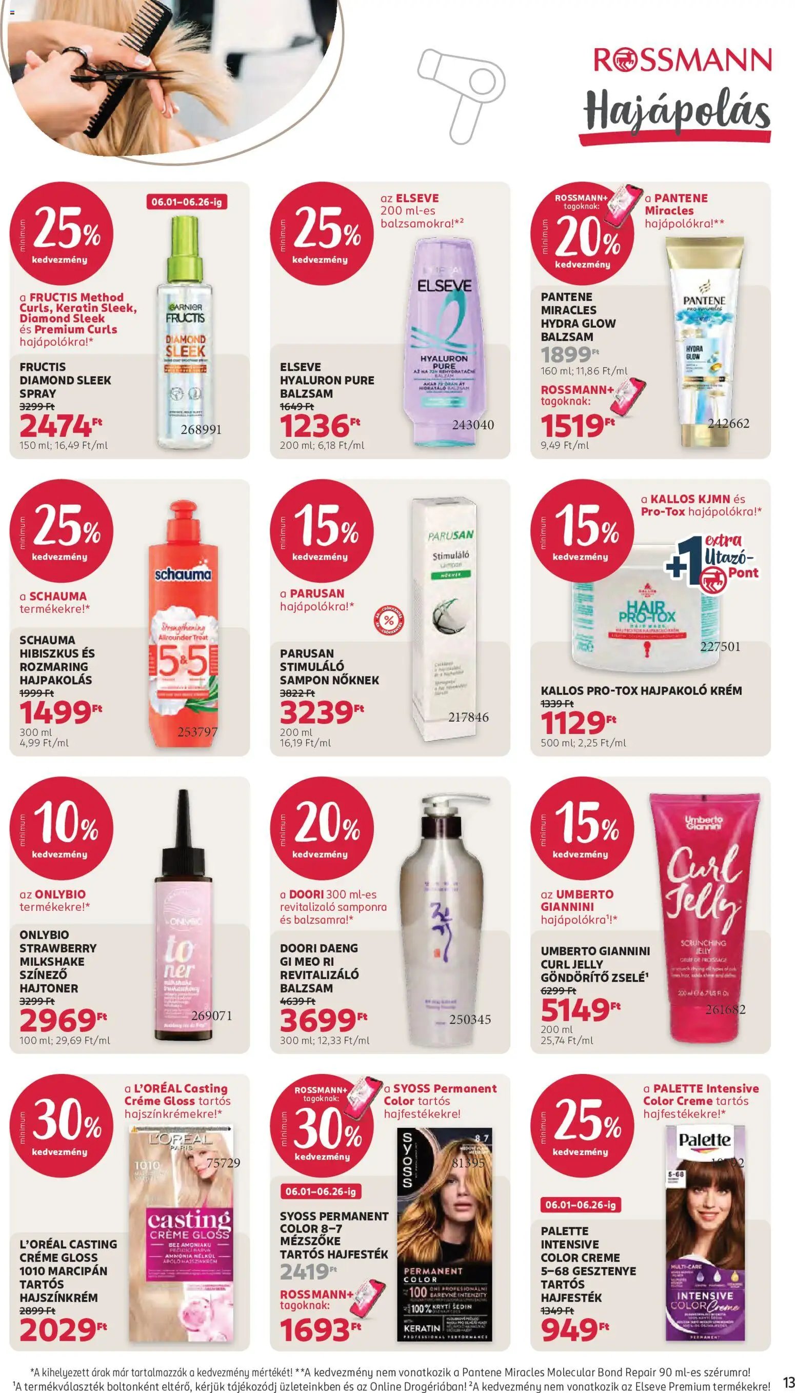 Rossmann újság 2026.06.01. Rossmann akciós újság