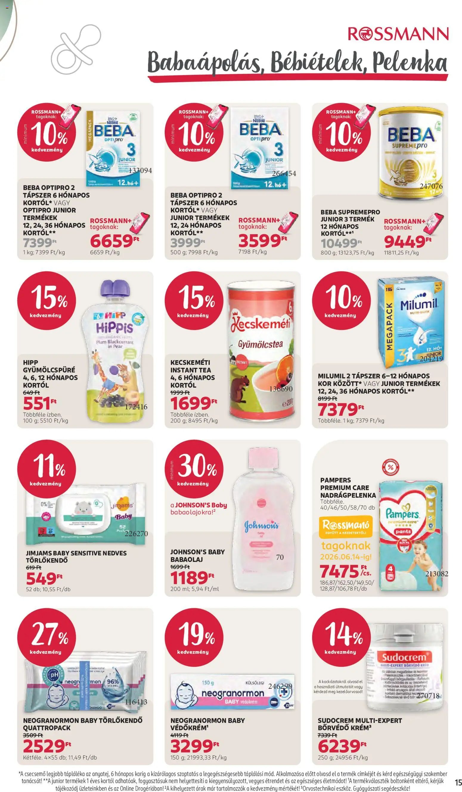 Rossmann újság 2026.06.01. Rossmann akciós újság